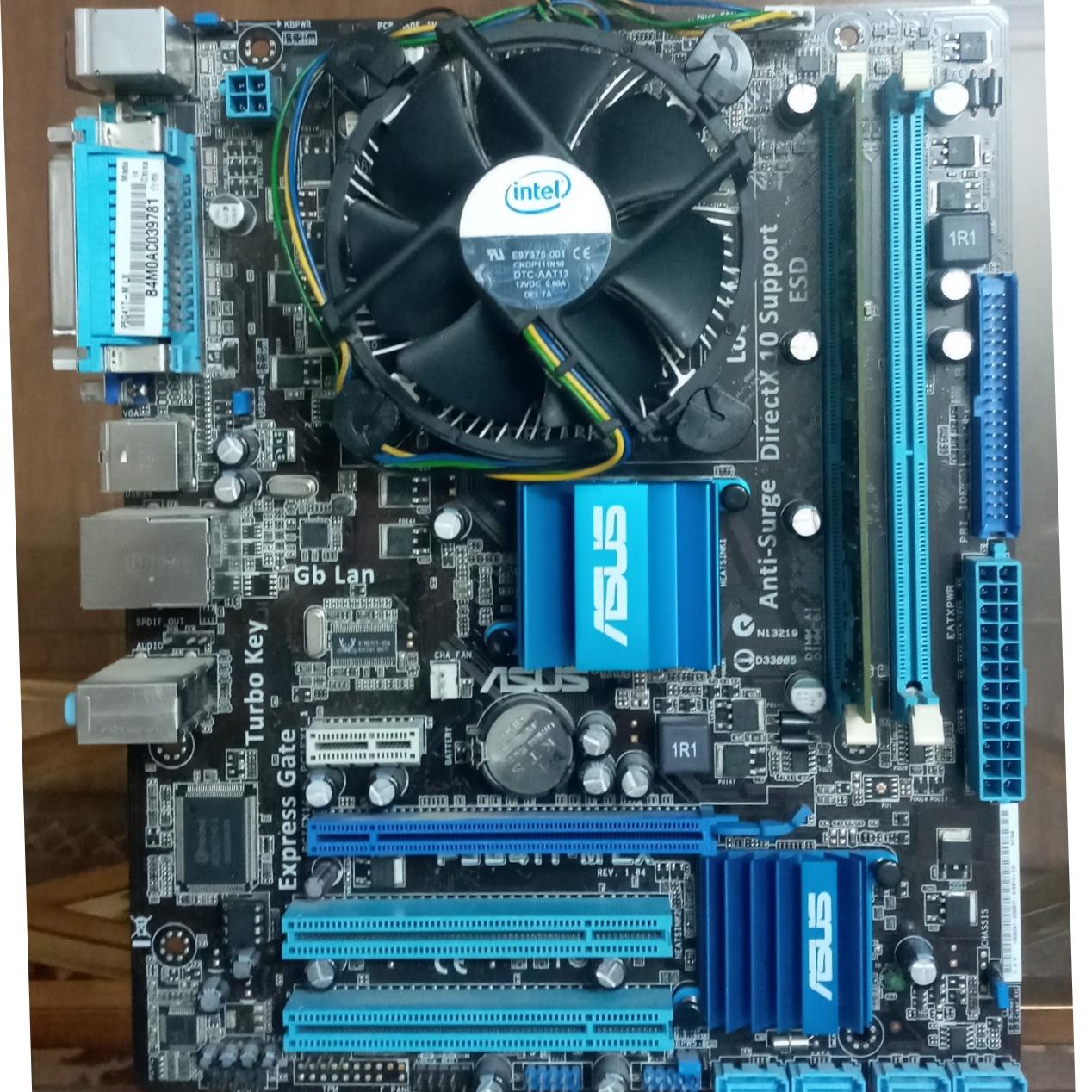 باندل مادربرد Asus P5G41 و رم و CPU و کارت گرافیک