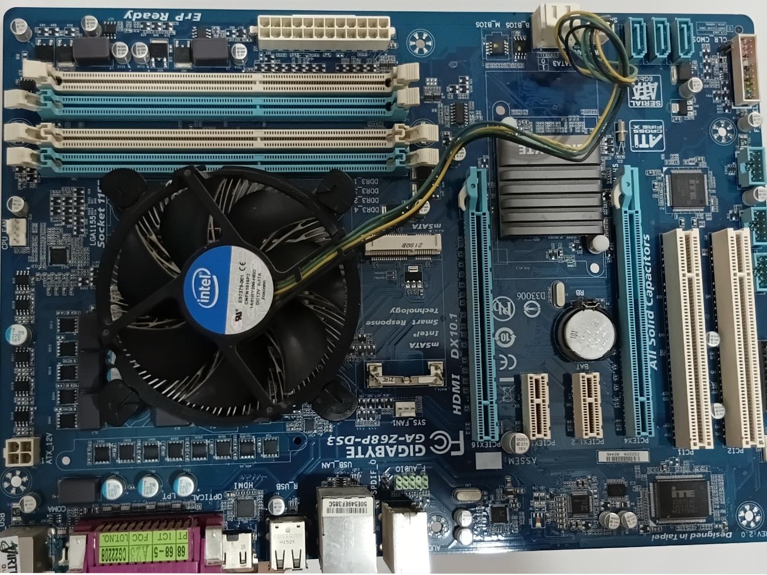 باندل حرفه ای GIGA Z68/i3 2120/RAM 8