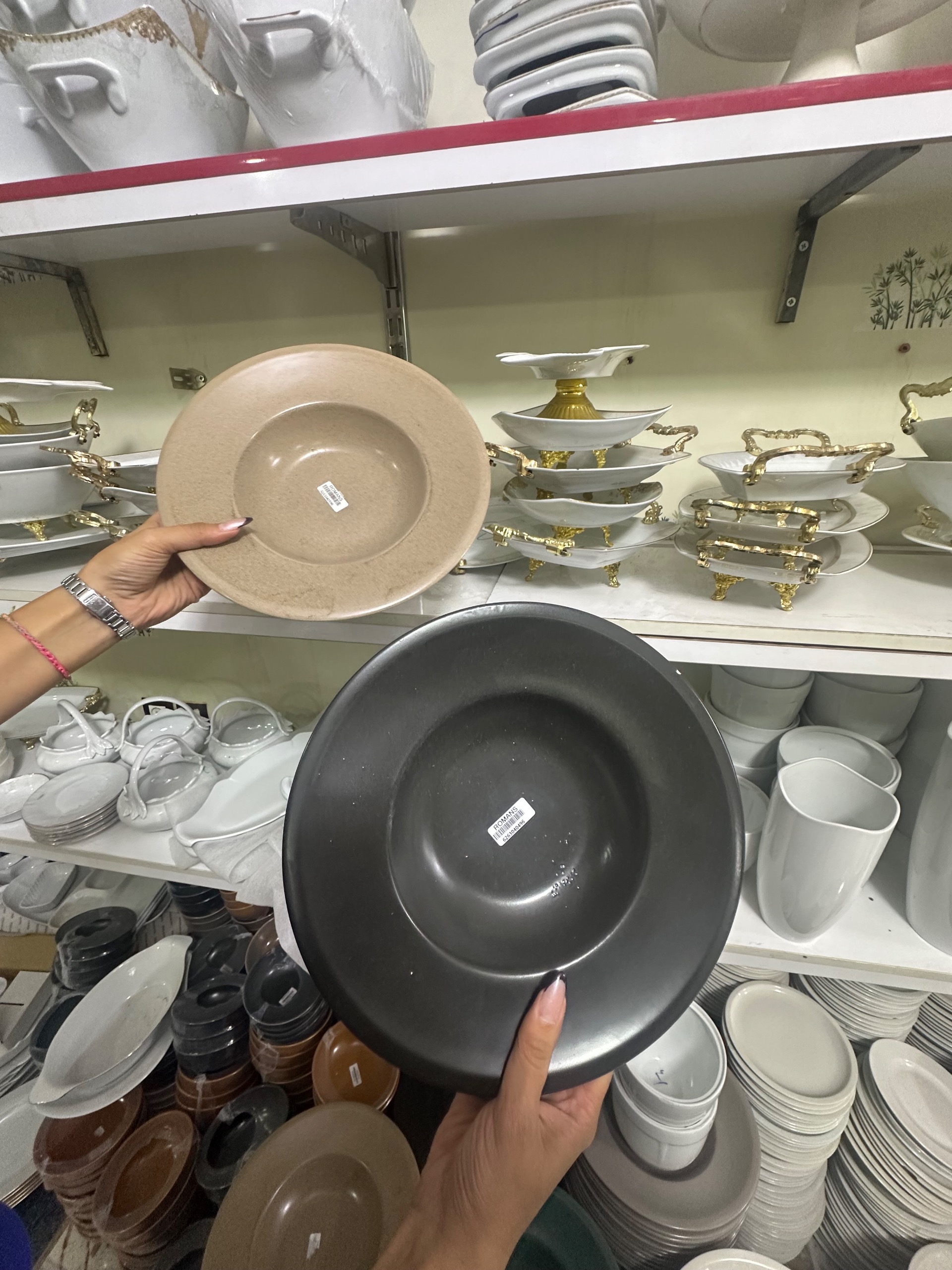 پاستا خوری رنگی سرامیکی