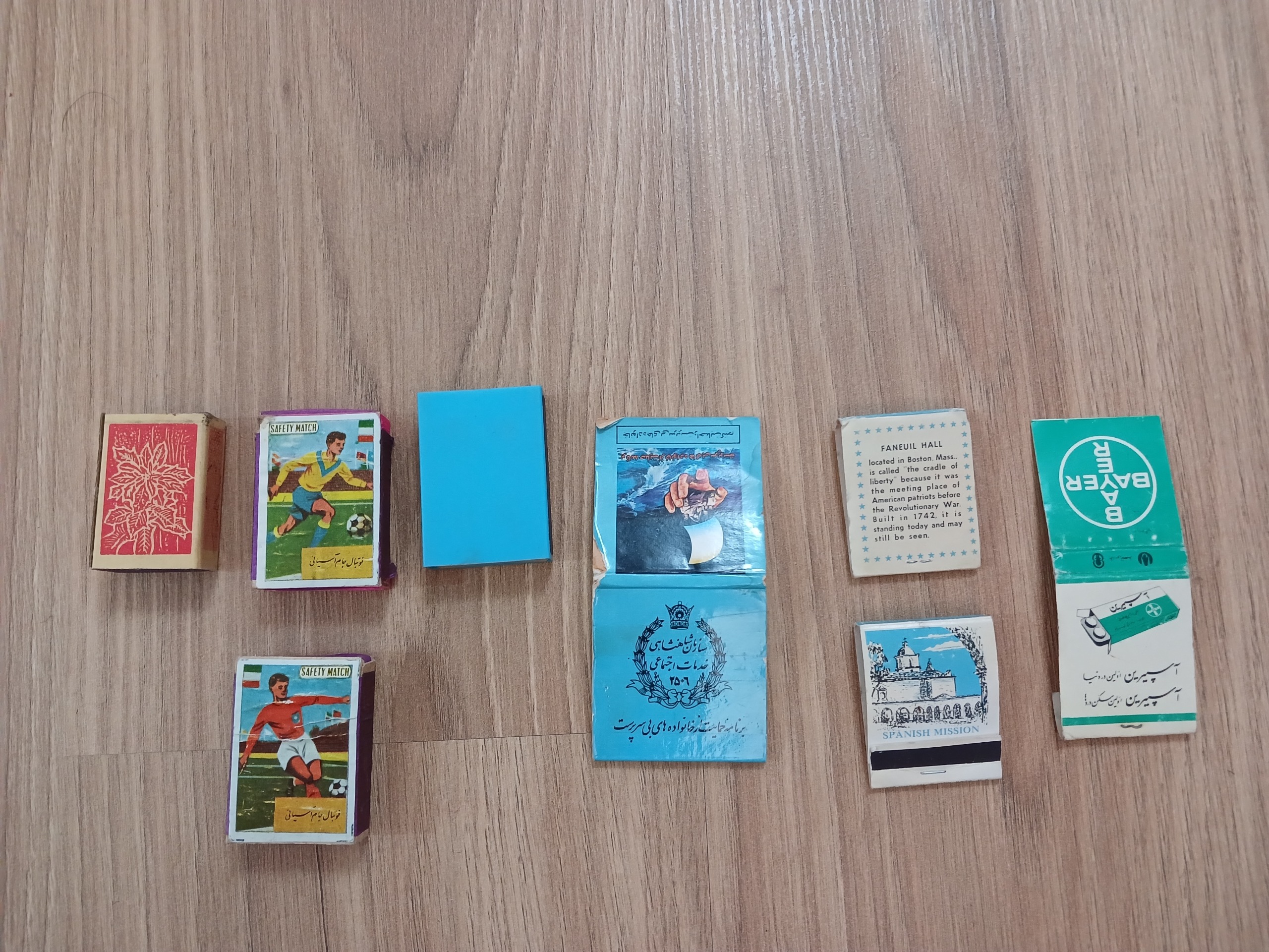 8 عدد کبریت قدیمی نایاب