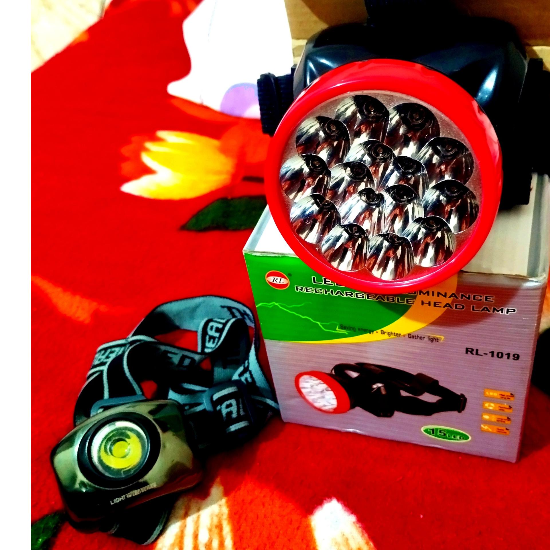 چراغ پیشانی LED دو عدد(نیاز به تعمیر)