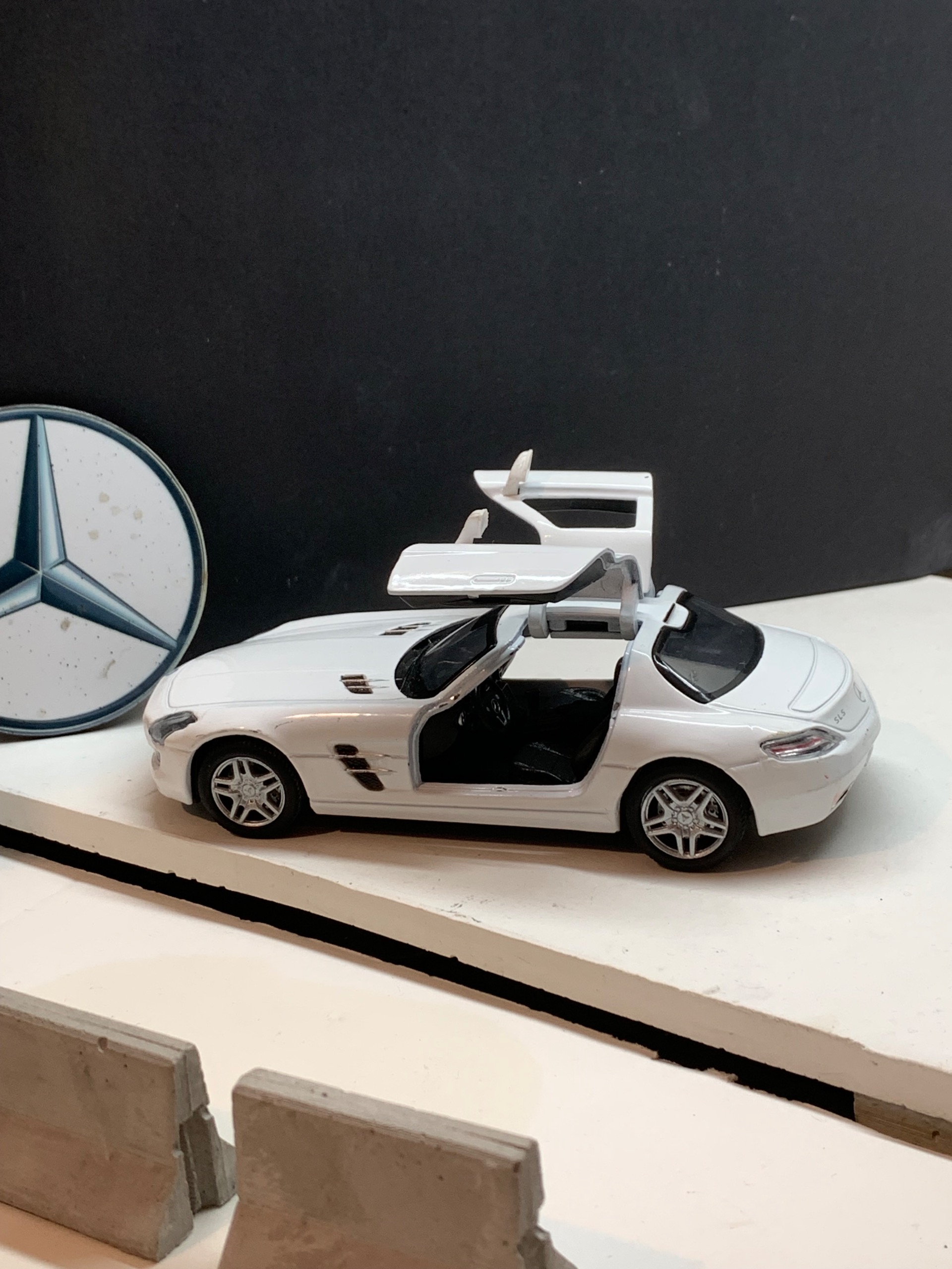 ماکت فلزی بنز sls کینزمارت