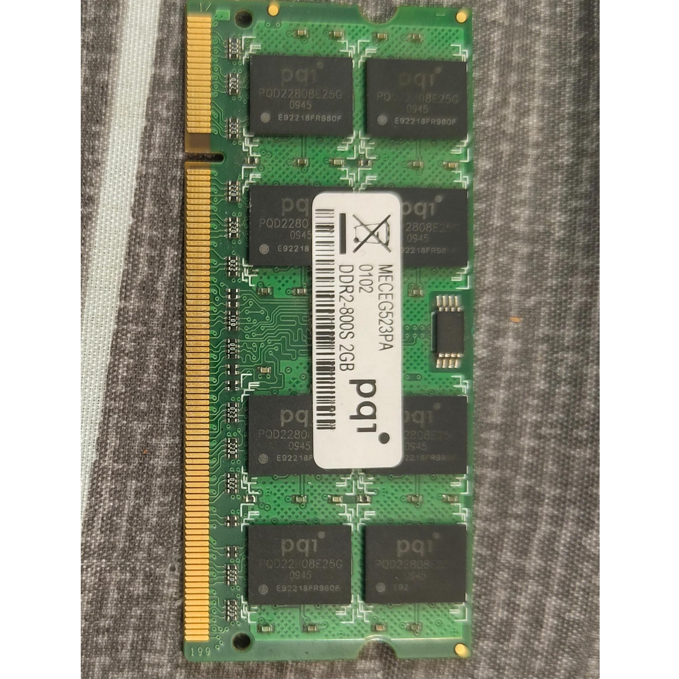 رم لپ تاپ ddr2 2Gig pqi