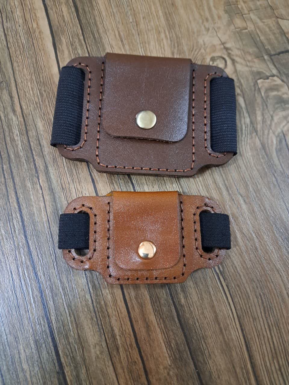 بازوبند چرم دست دوز