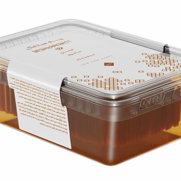 عسل با موم(1کیلو)