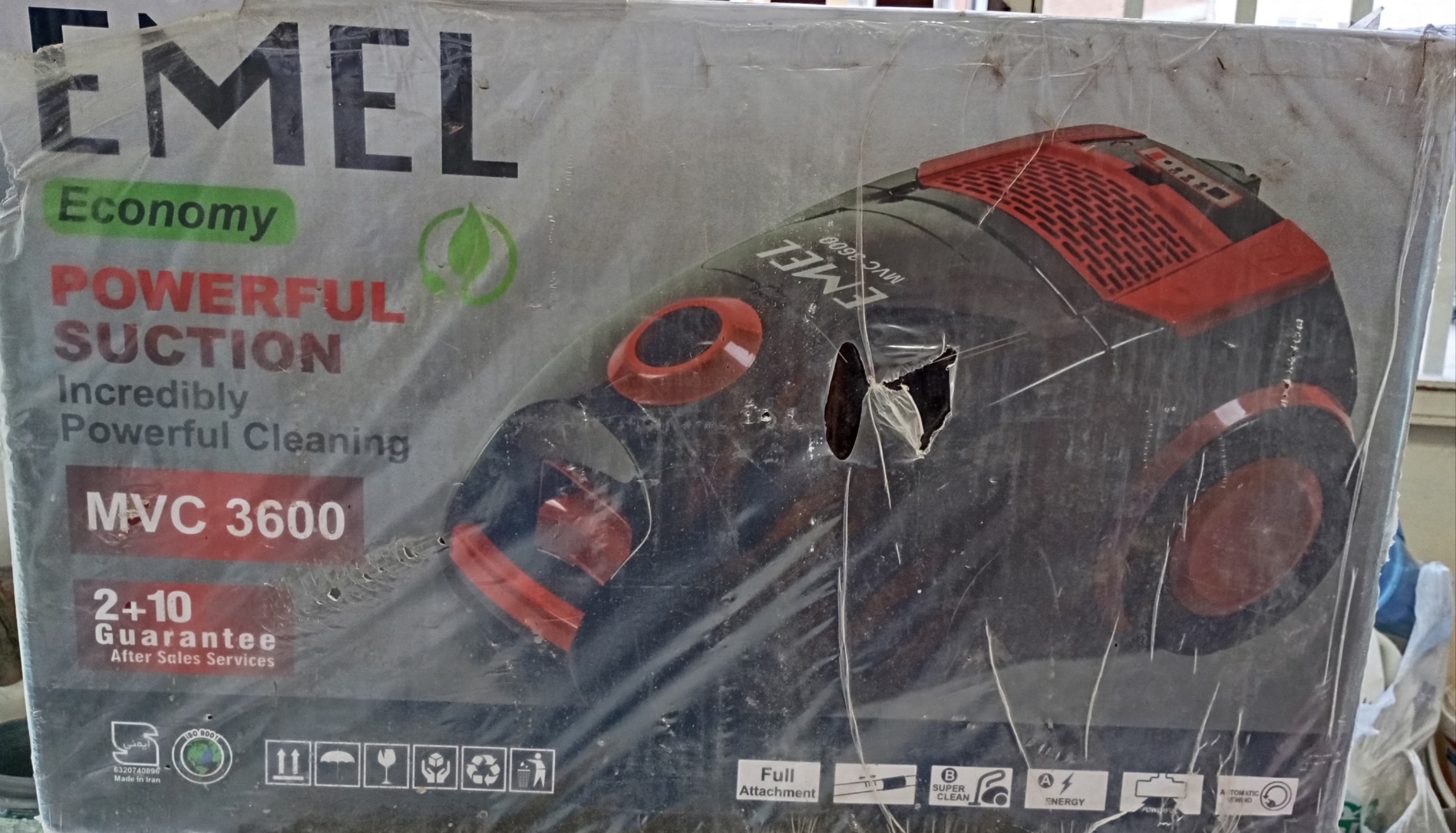 جارو برقی کیسه دارemel3600w