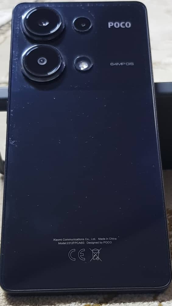 گوشی شیائومی poco m6 pro 256 در حد نوو