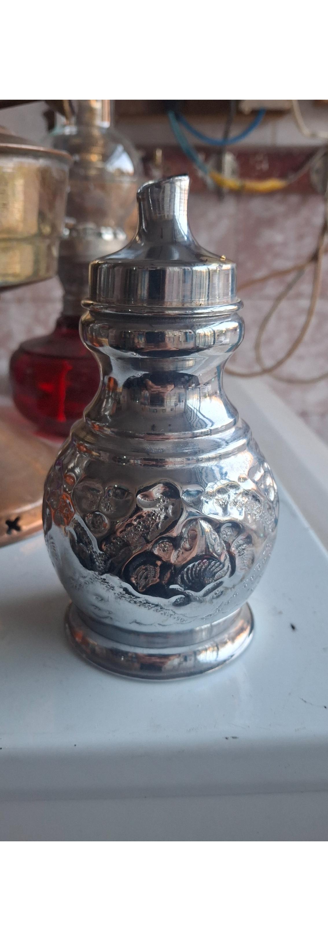 شکر پاش استیل طرح دار