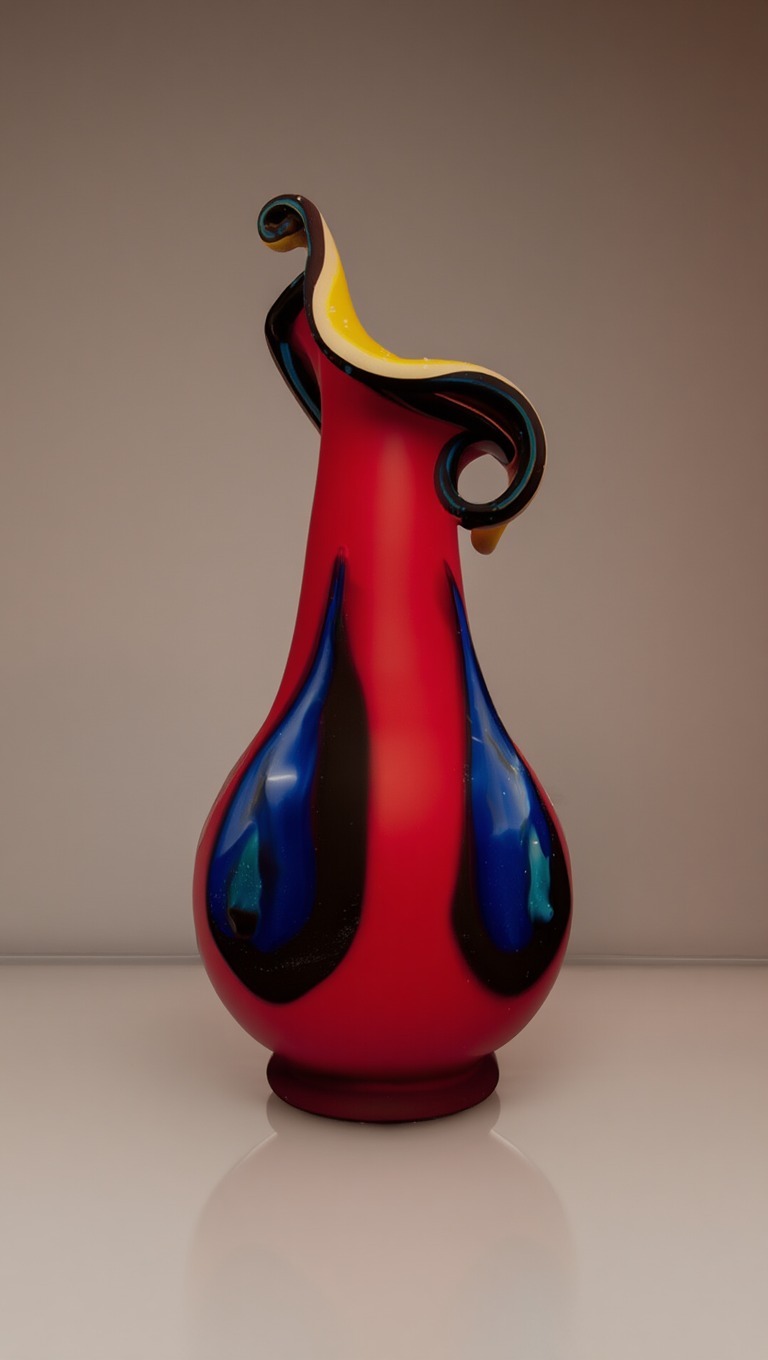 گلدان قدیمی سه پوست