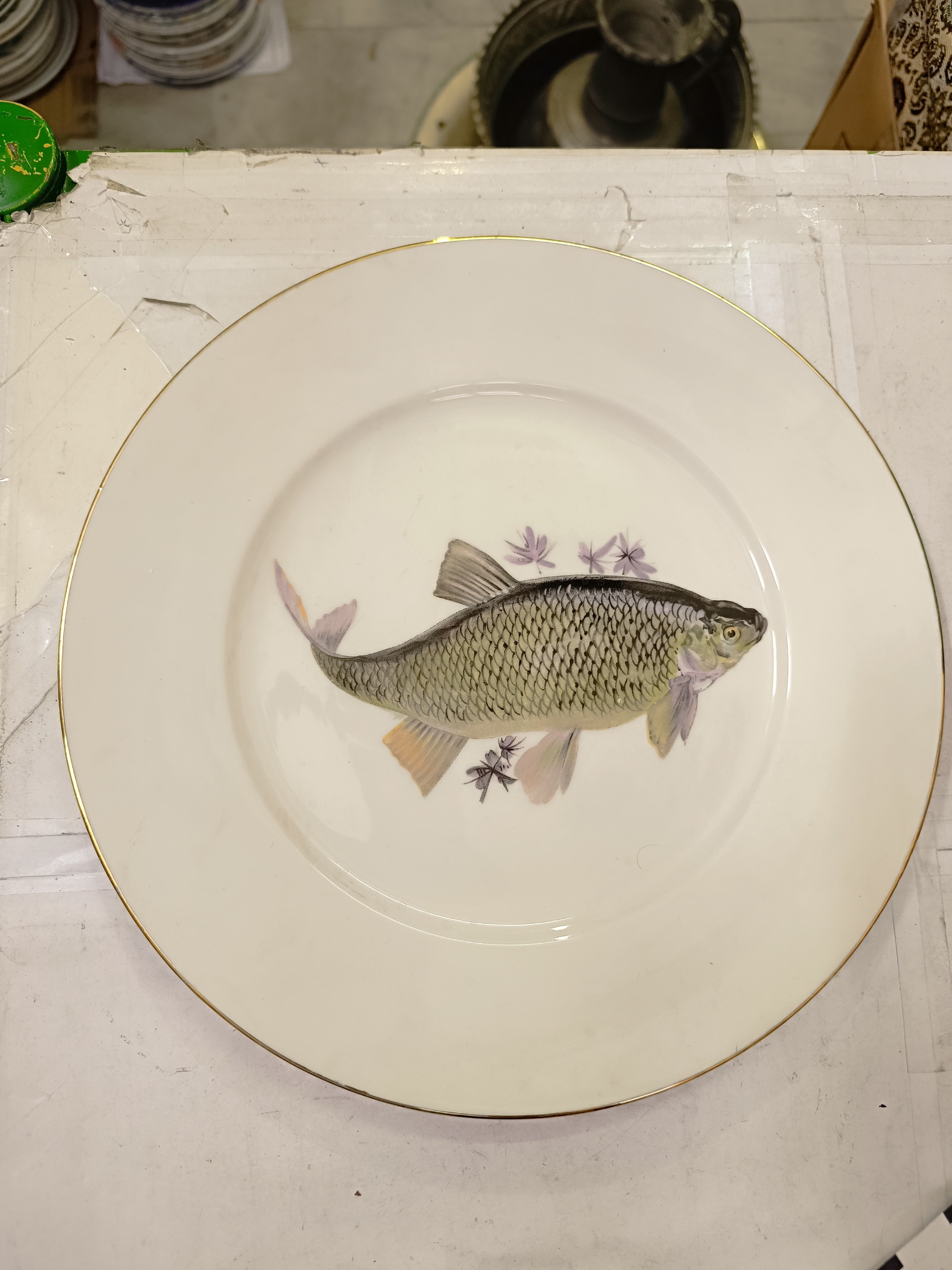 بشقاب و پیش دستی ماهی