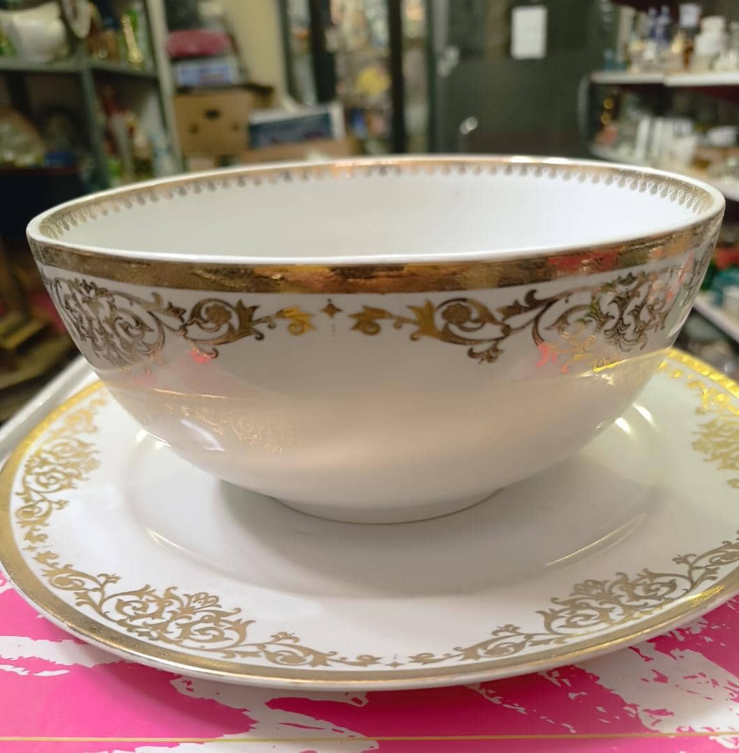 کاسه قدح چینی طلا کوب