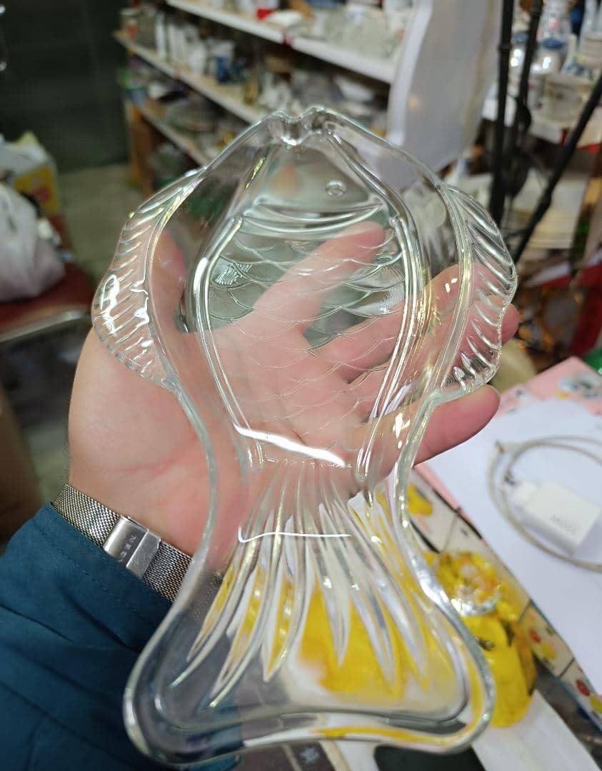 دیس کریستال طرح ماهی