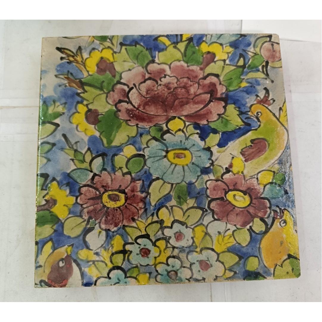 کاشی دیوار کوب قدیمی دست ساز