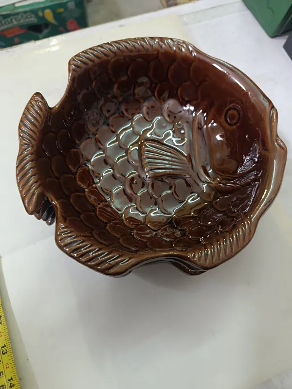 جفت آجیل خوری شکلات خوری سرامیکی ماهی