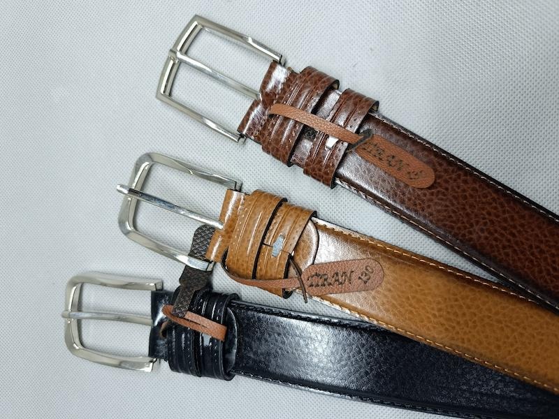 کمربند مردانه پوست ماری (بسته 3 عددی)