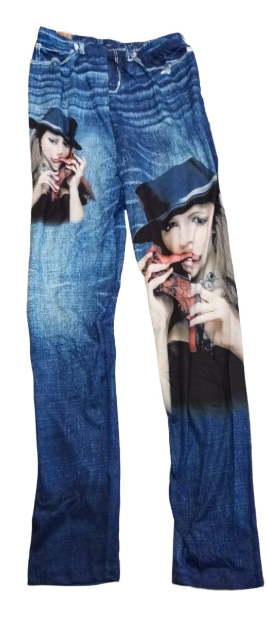 شلوار استرج طرح جین