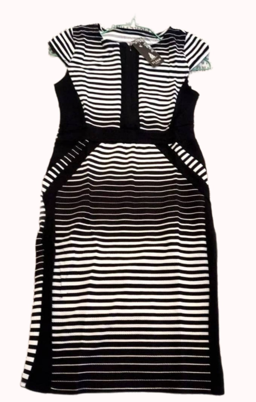 پیراهن زنانه راه راه فری سایز