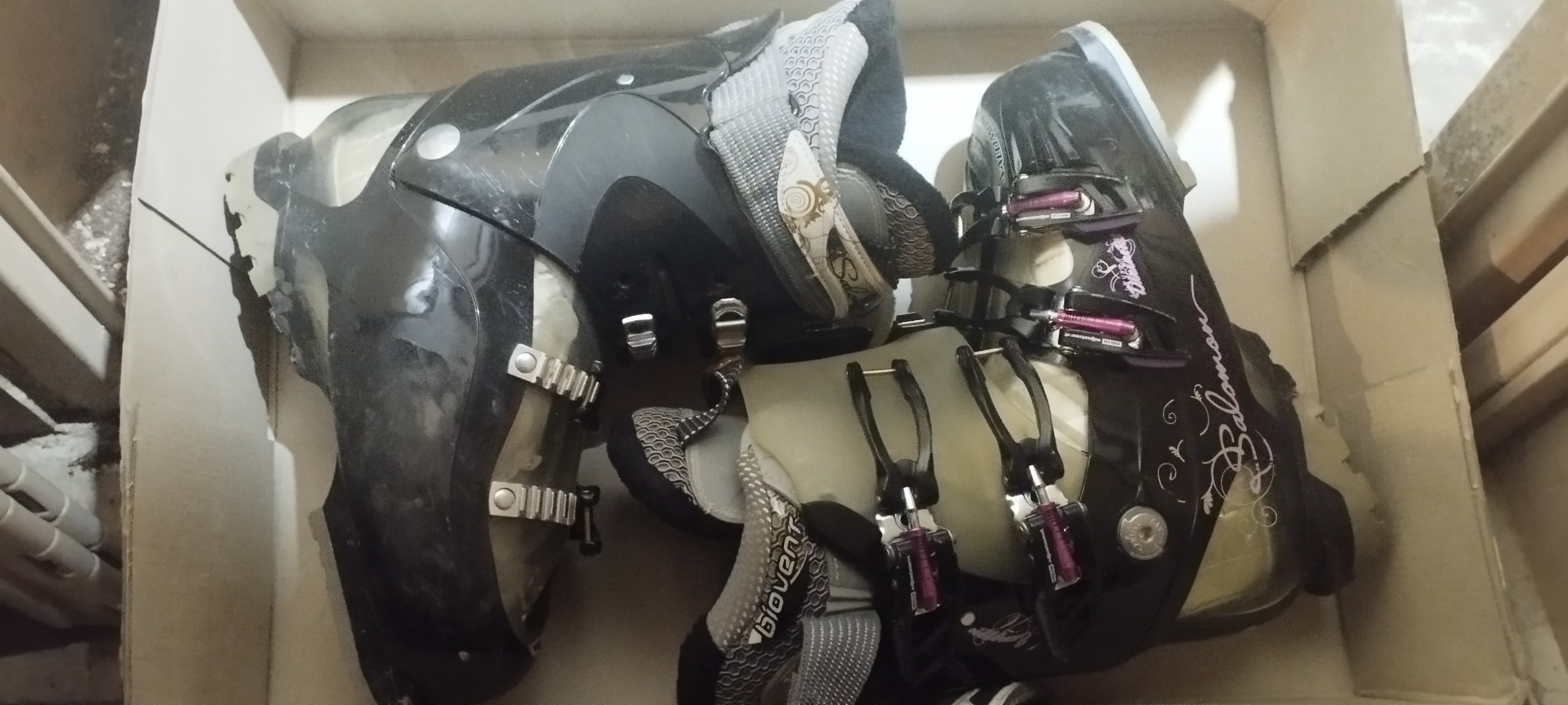 چوب اسکی و بوت