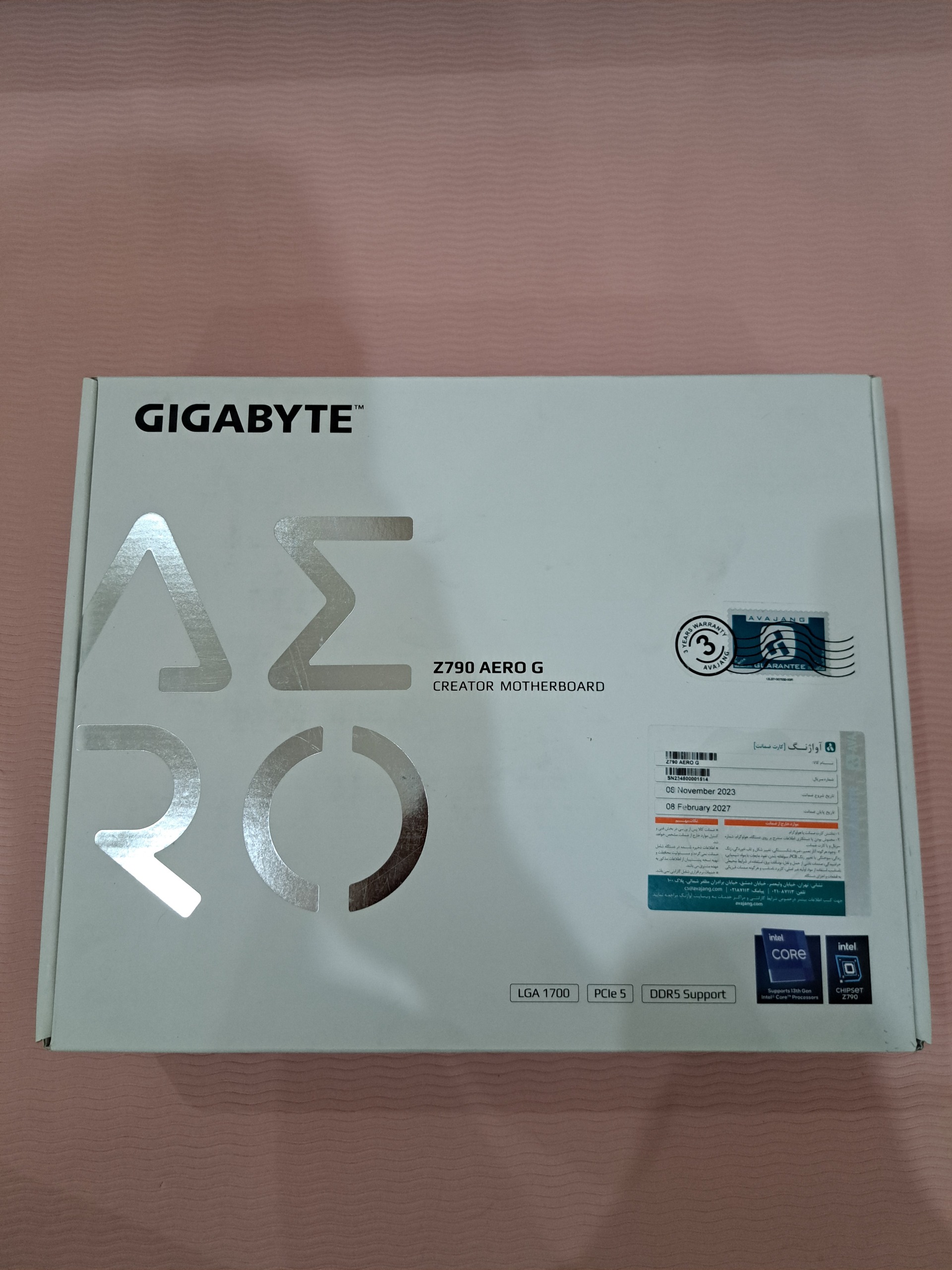 مادربرد گیگابایت Z790 AERO G