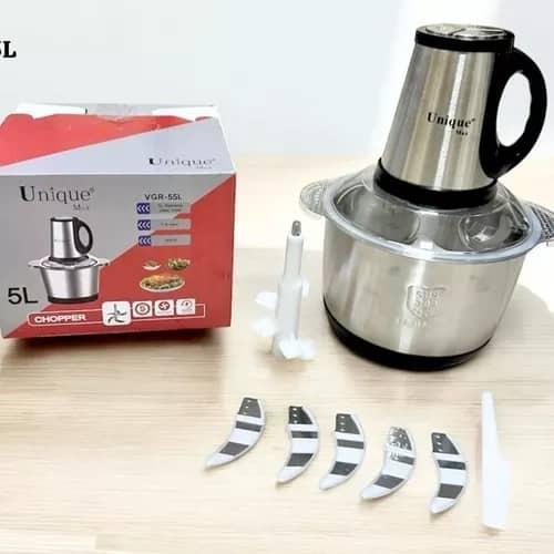 خردکن برقی یونیک 5لیتری استیل