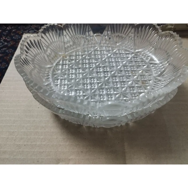 شکلات خوری آجیل خوری قدیمی مجموعه دوتایی