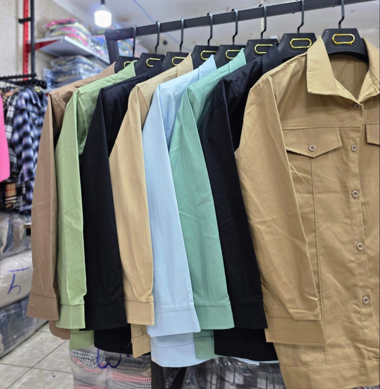 مانتو کتان جیبنما