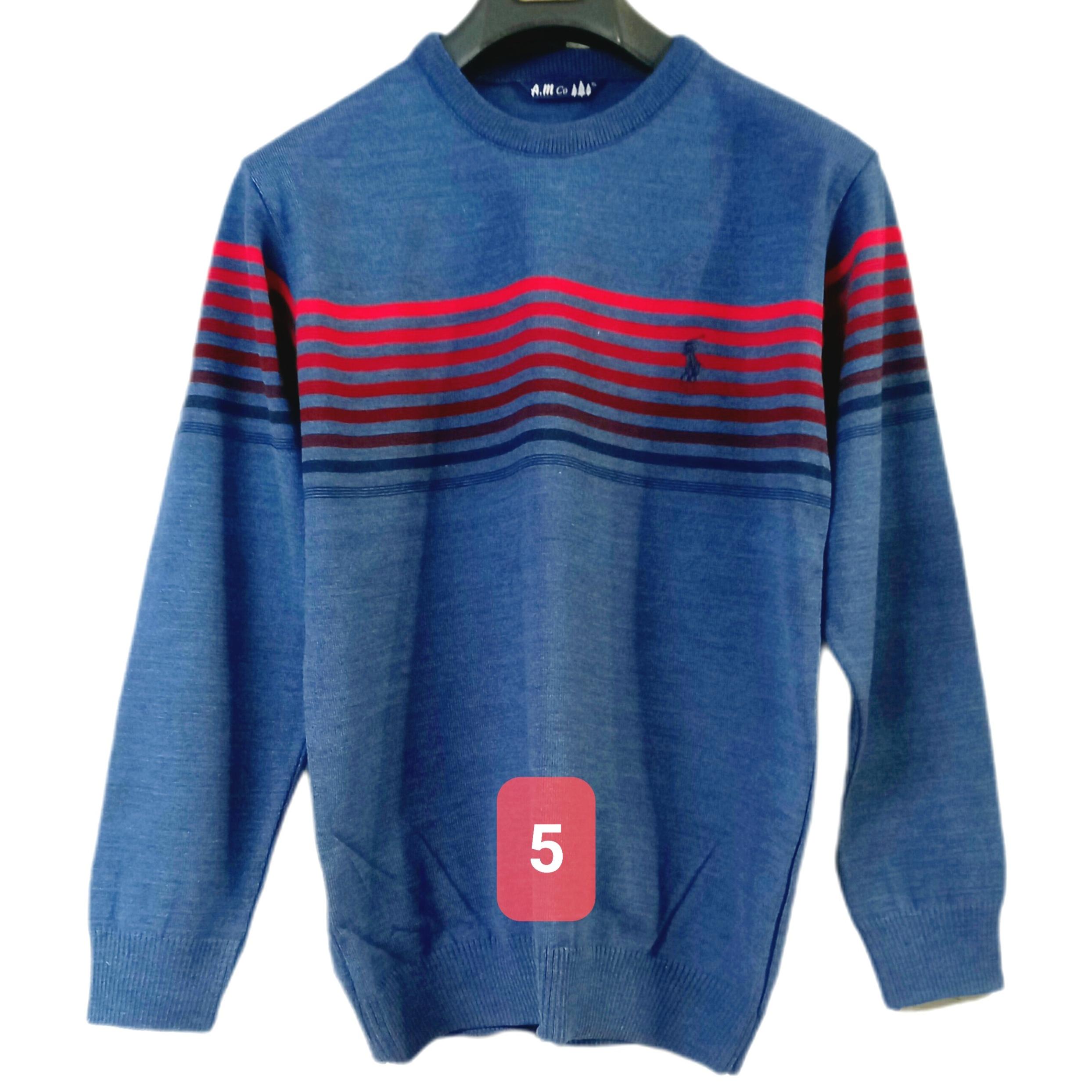 بافت مردانه یقه گرد طرح رینگر