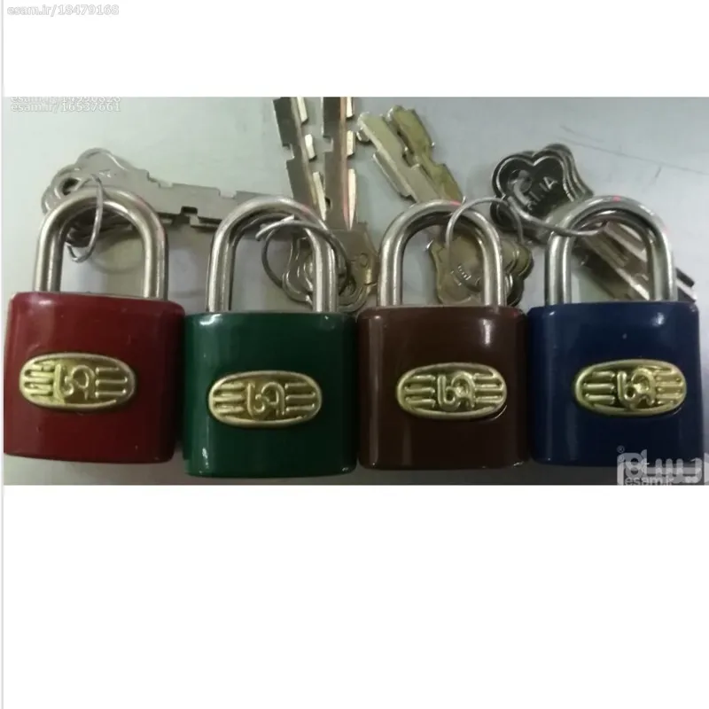 4عدد قفل کوچک در چهار رنگ ساخت چین