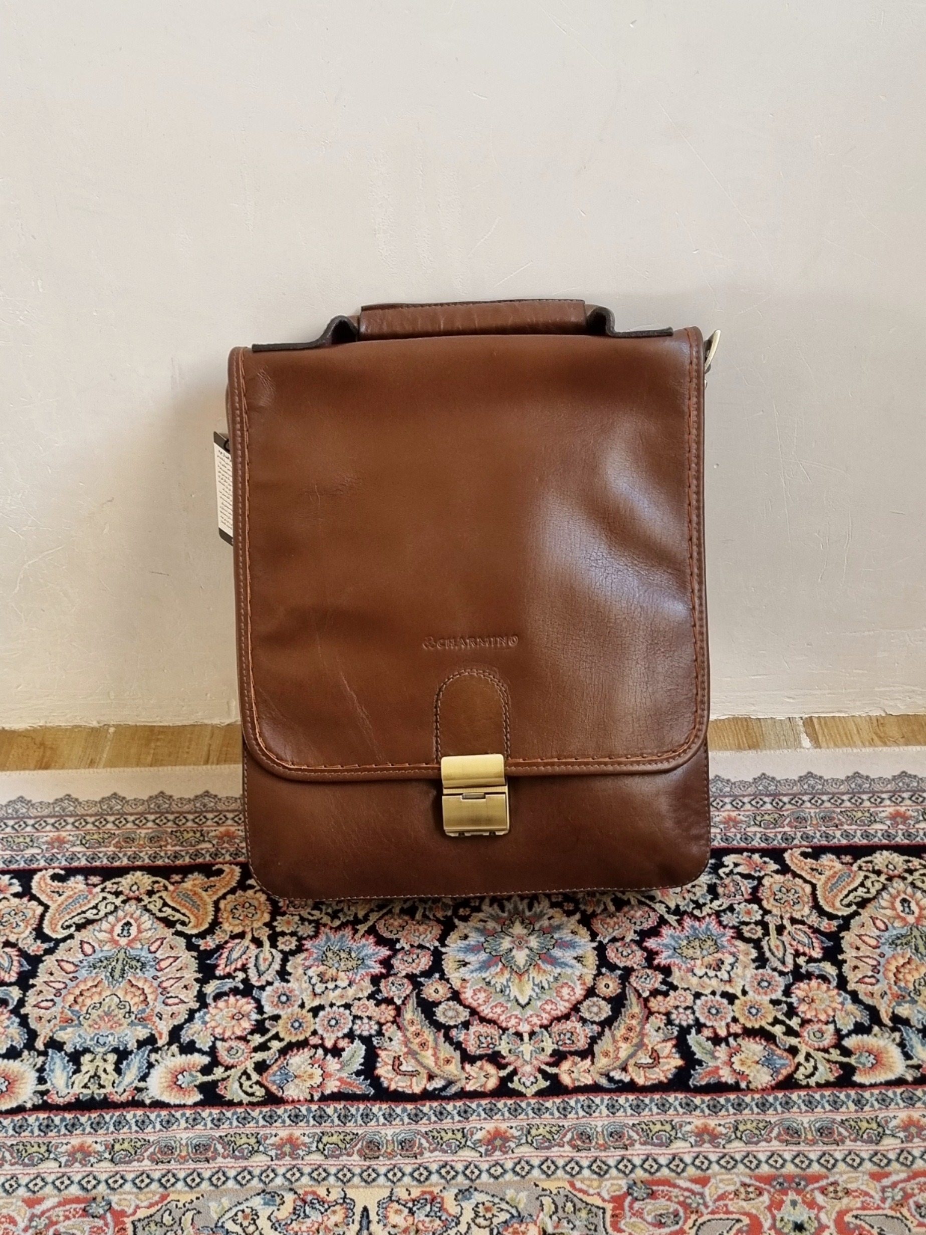 کیف چرم چرمی رمز دار مردانه آکبند اصل