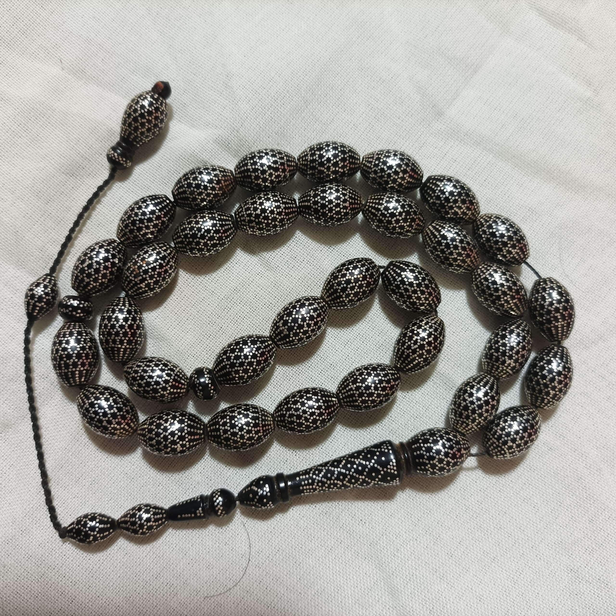 تسبیح سوپرنقره کوب