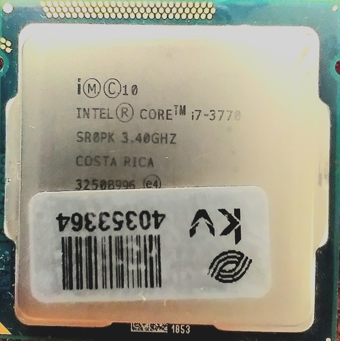 CPU i7 3770