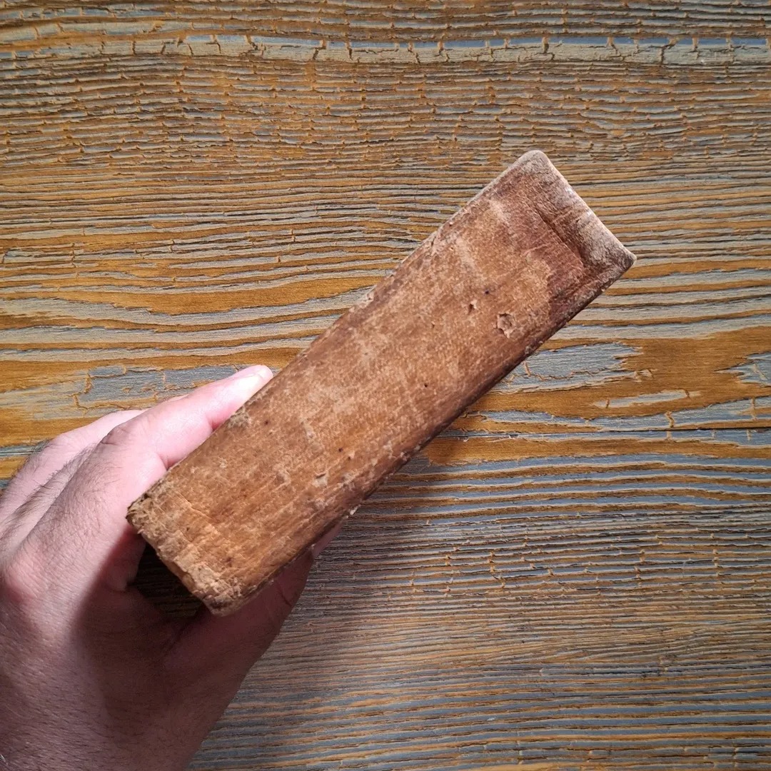 کتاب خطی قاجاری جلد چرمی