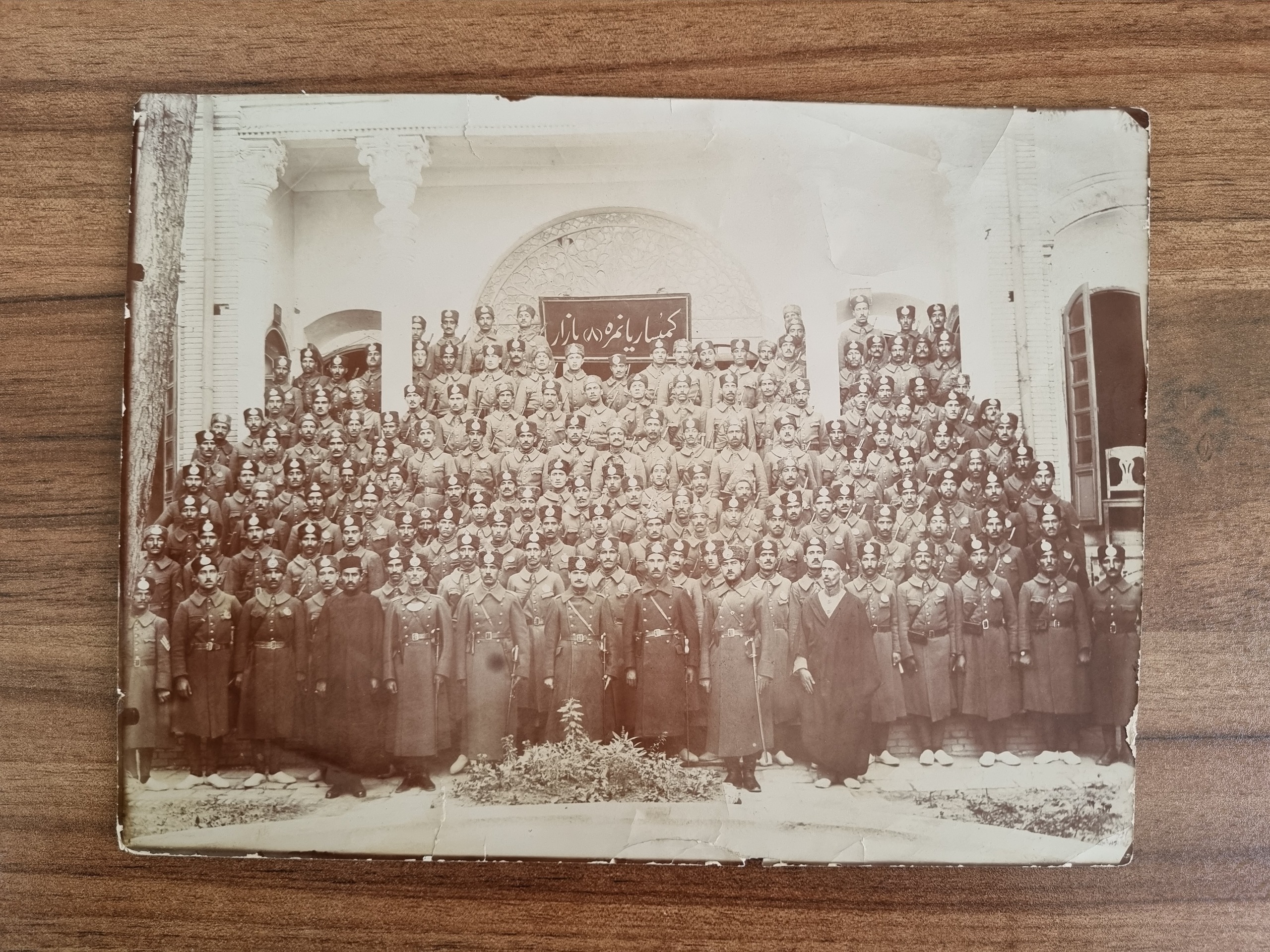 عکس از افسران و نظامیان قاجاری