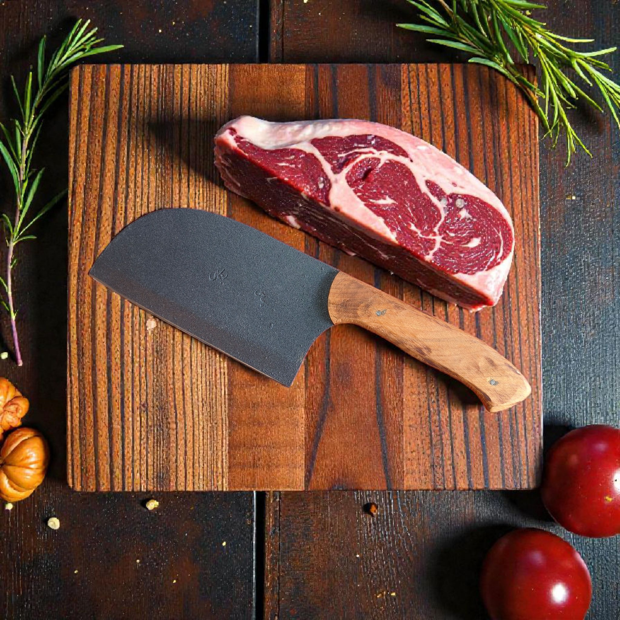 ساطور صربستانی سایز 3 رنگ کوره ای