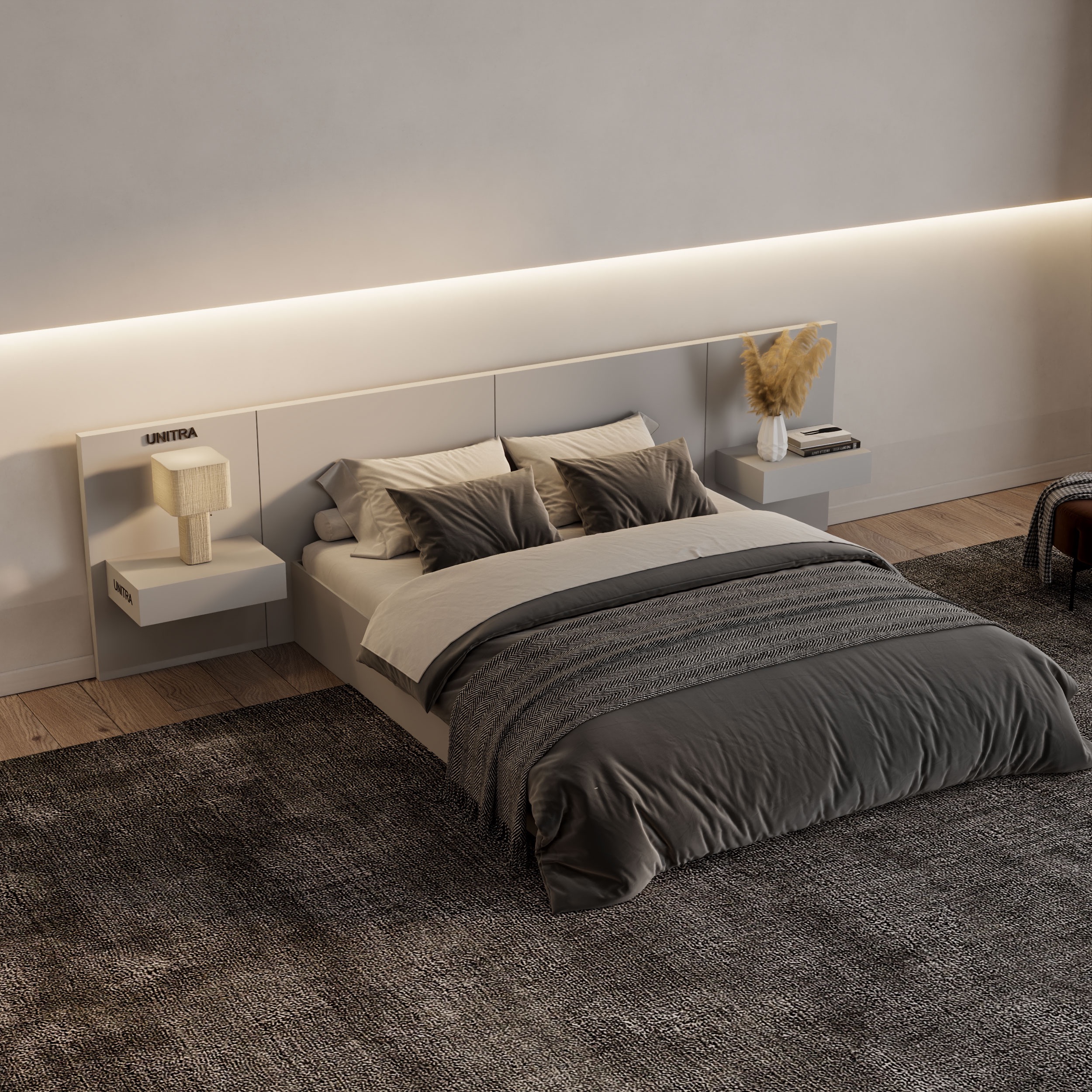 تخت خواب دونفره پینترستی