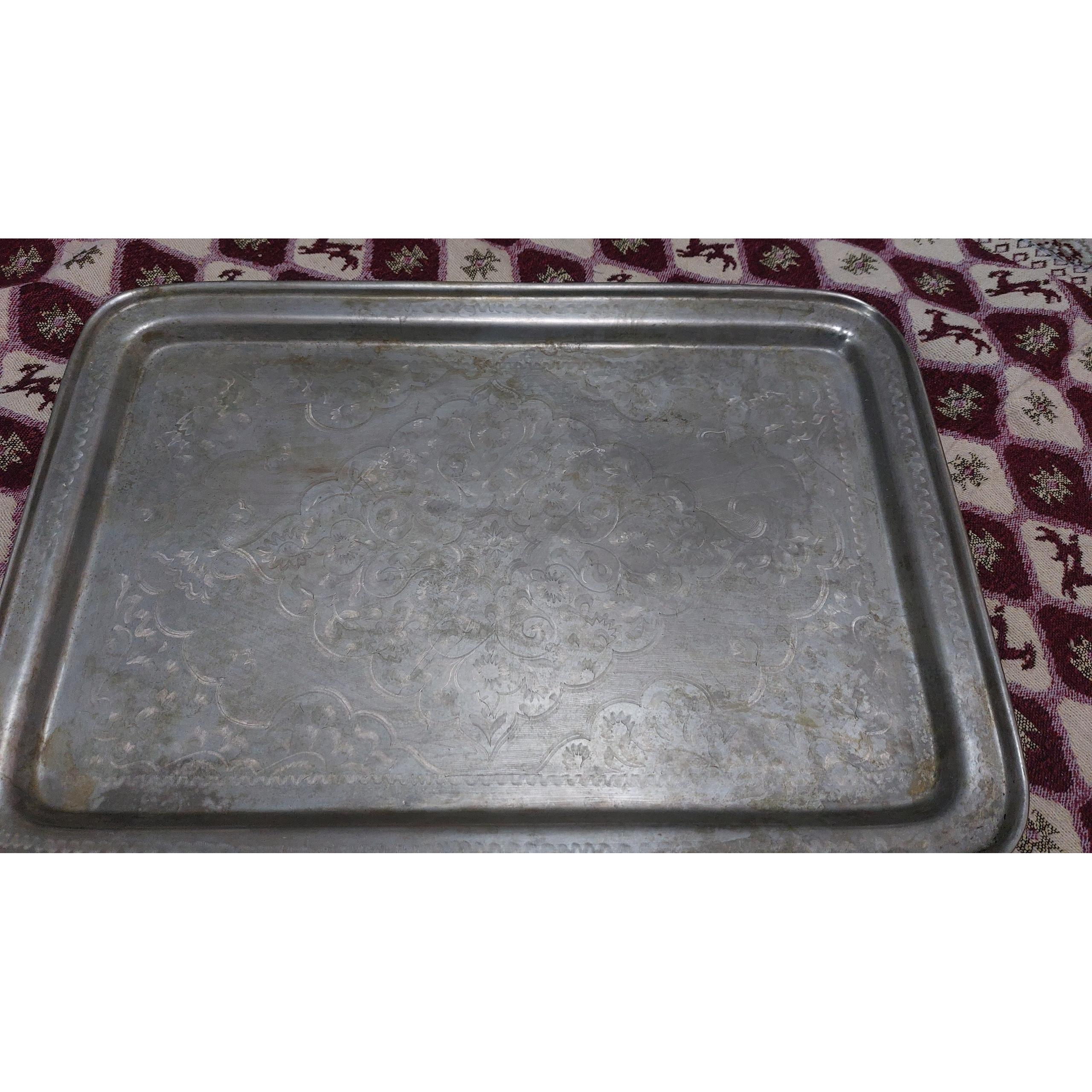 سینی برنجی قدیمی