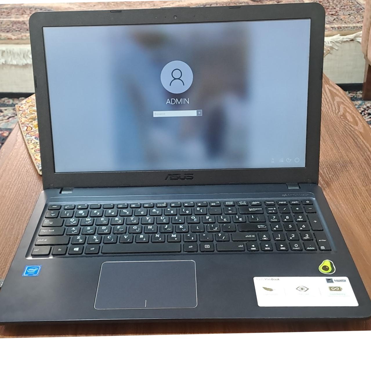 لپتاپ ASUS X543MA بسیار کمکارکرد، تمیز مثل نو