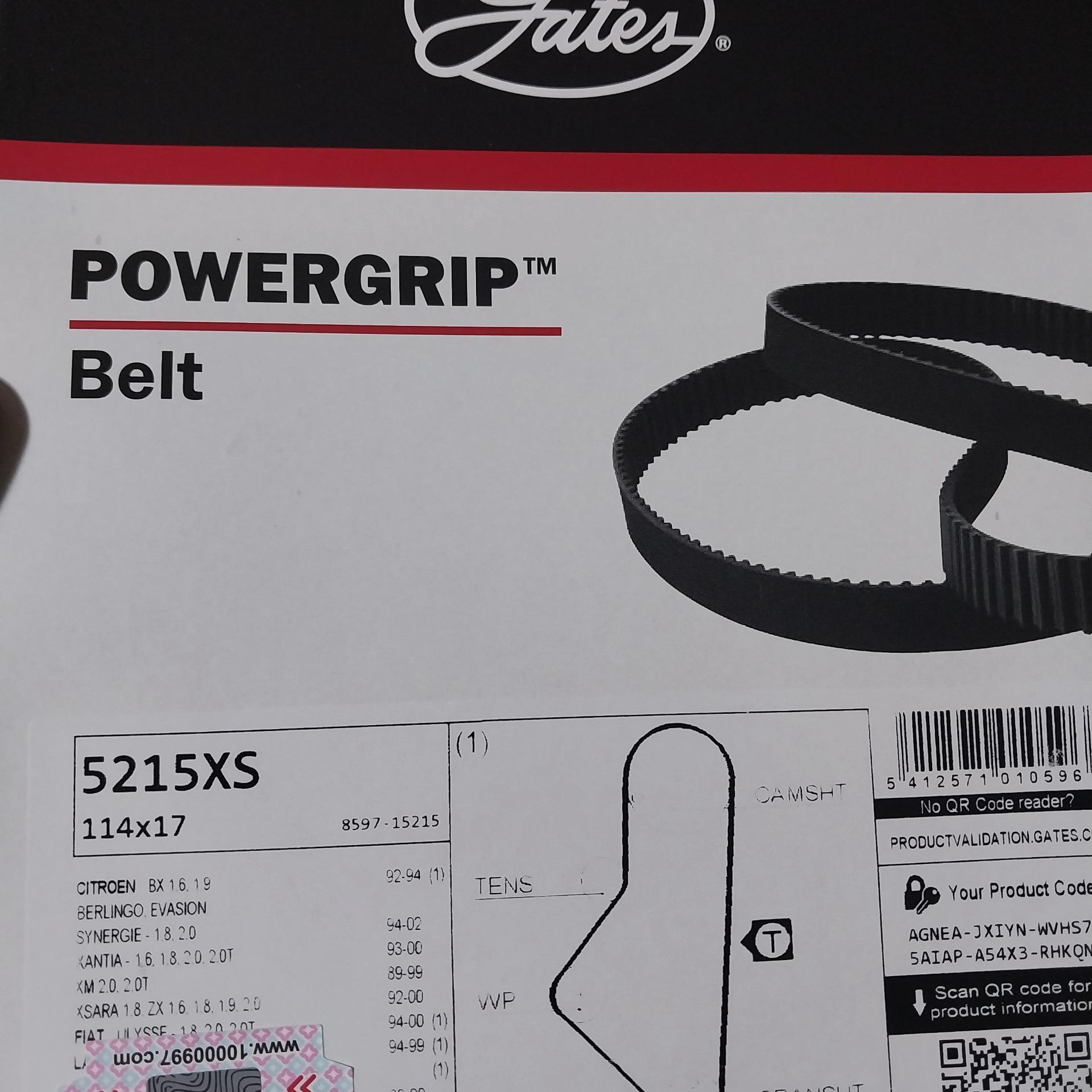 تسمه تایم پاور گریپ پژو 405 اورجینال لیبل هرینگتون