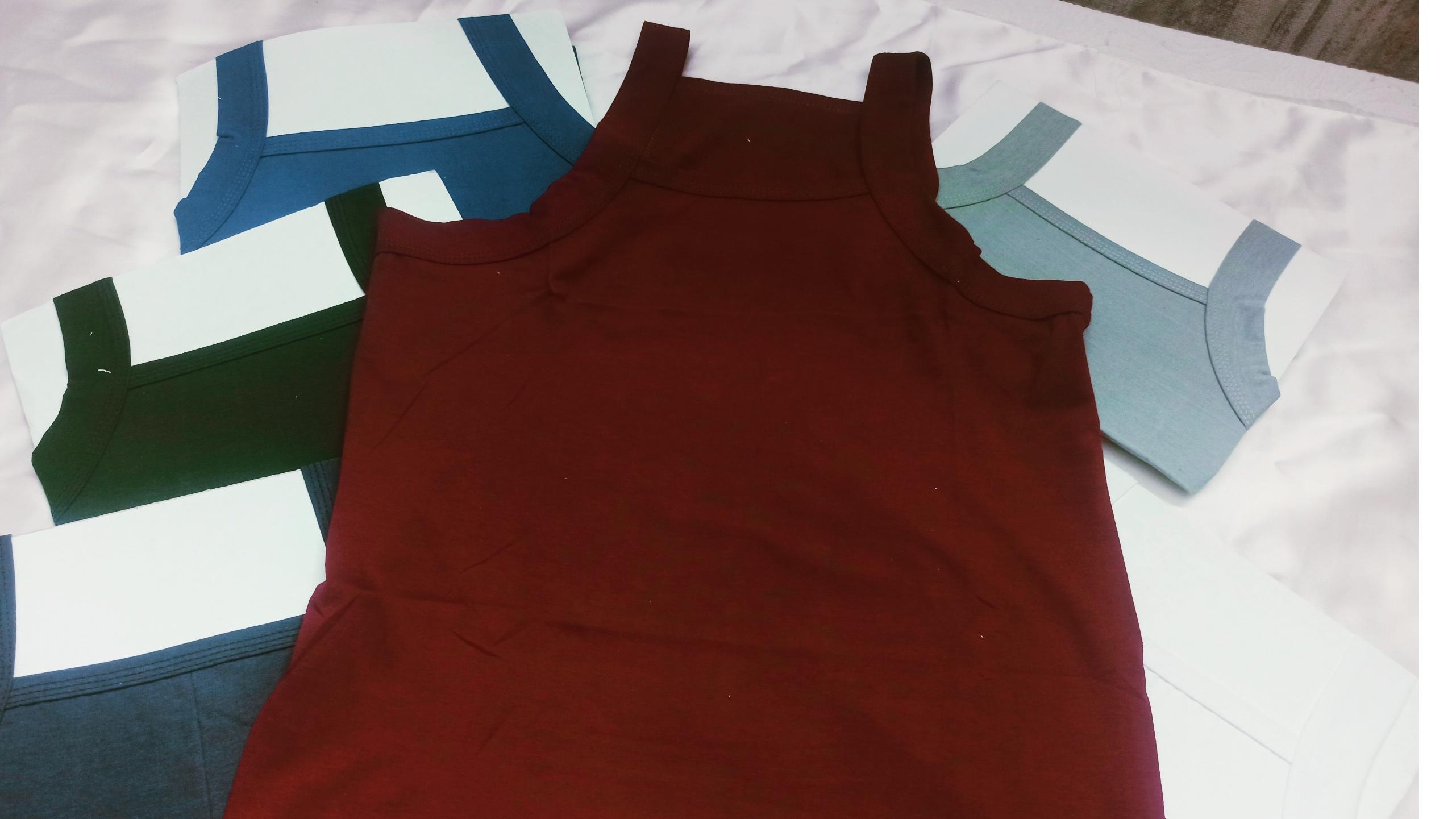 زیرپوش یقه خشتی مردانه