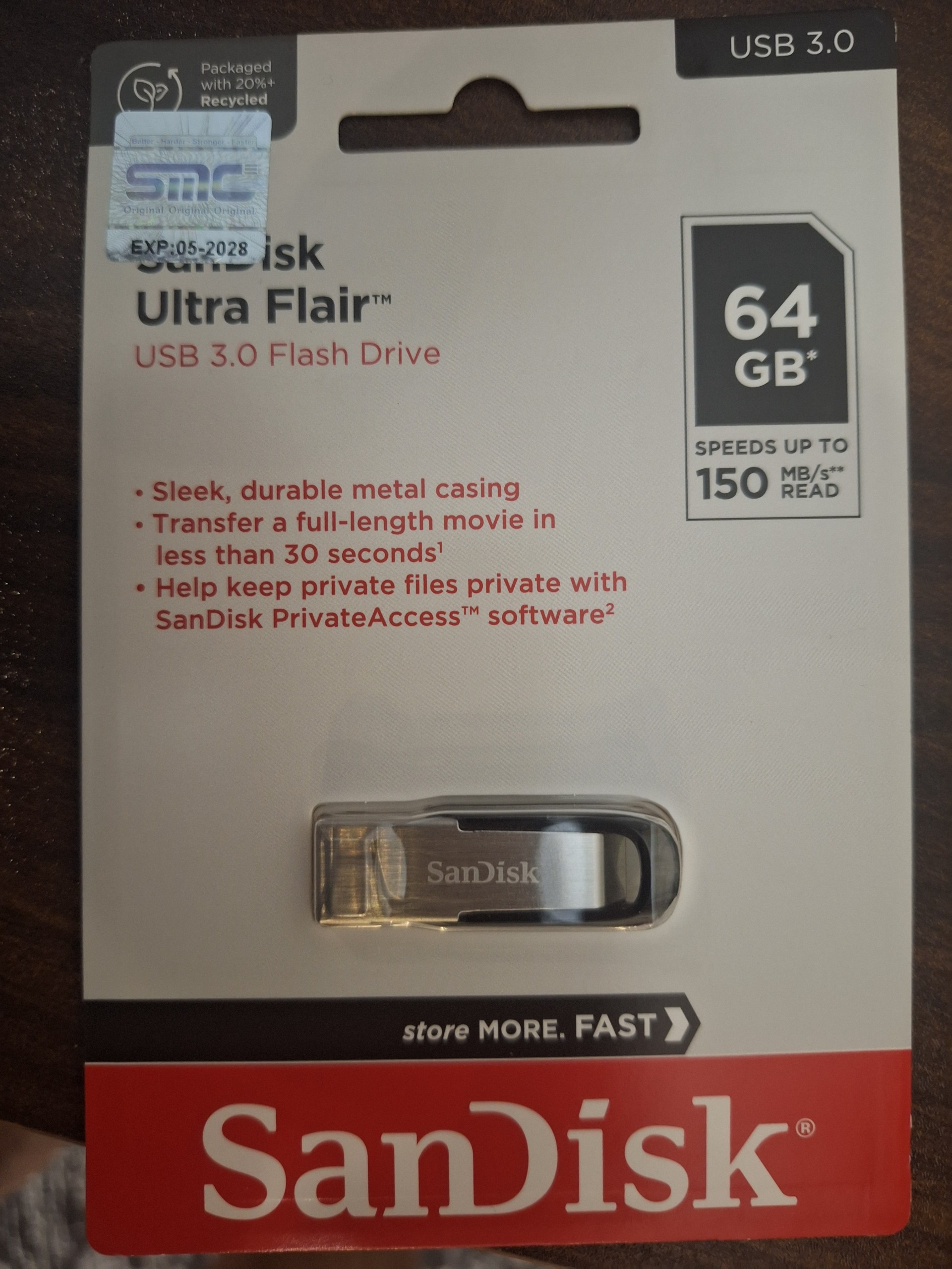 فلش 64 گیگ scandisk