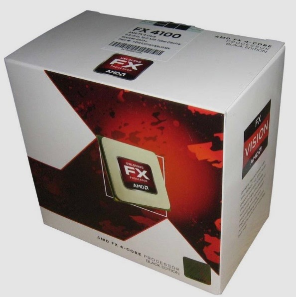 CPU AMD FX 4100 سی پی یو همراه با فن فابریک