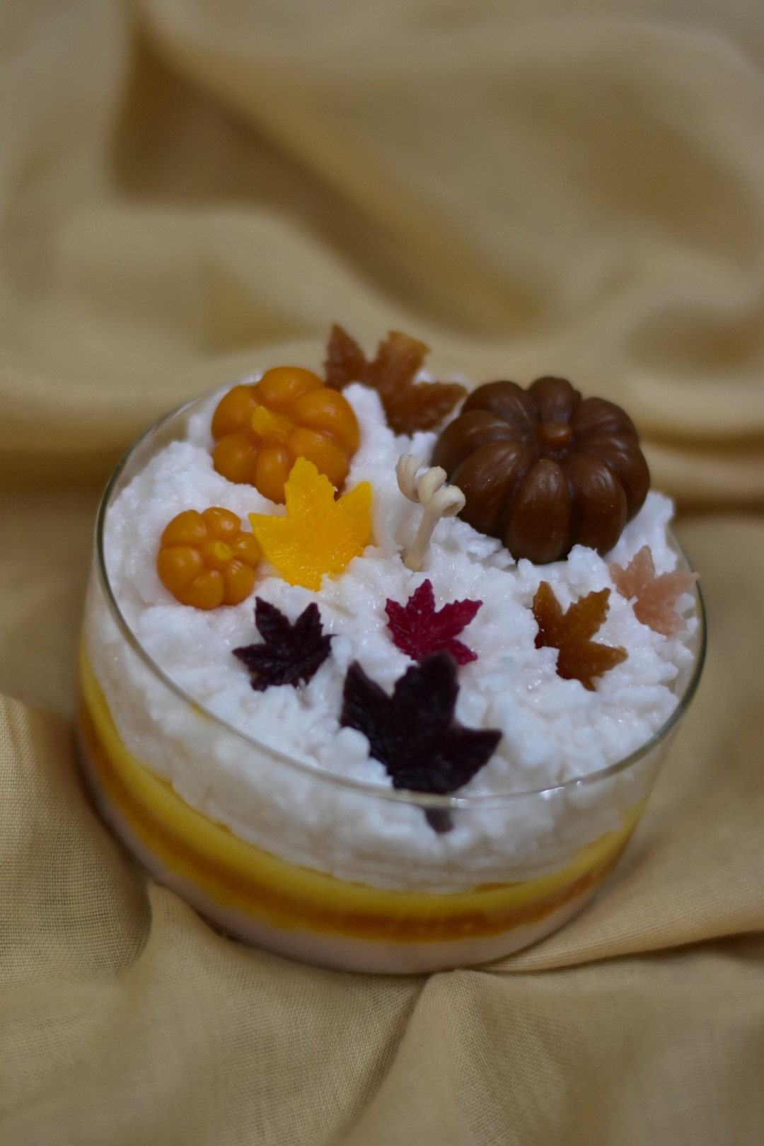 شمع کدو پاییزی