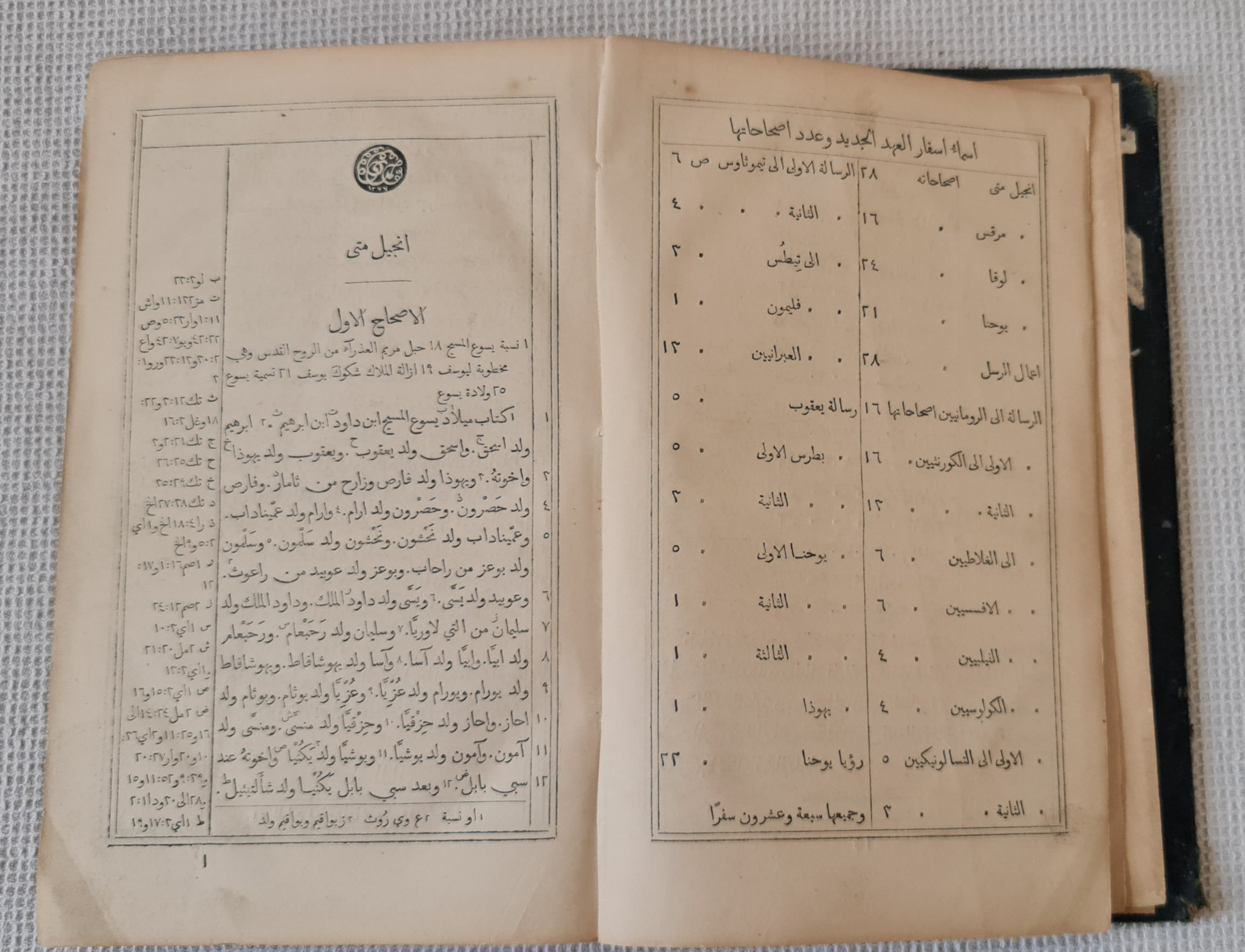 کتاب العهد الجدید لربنا و مخلصنا یسوع المسیح