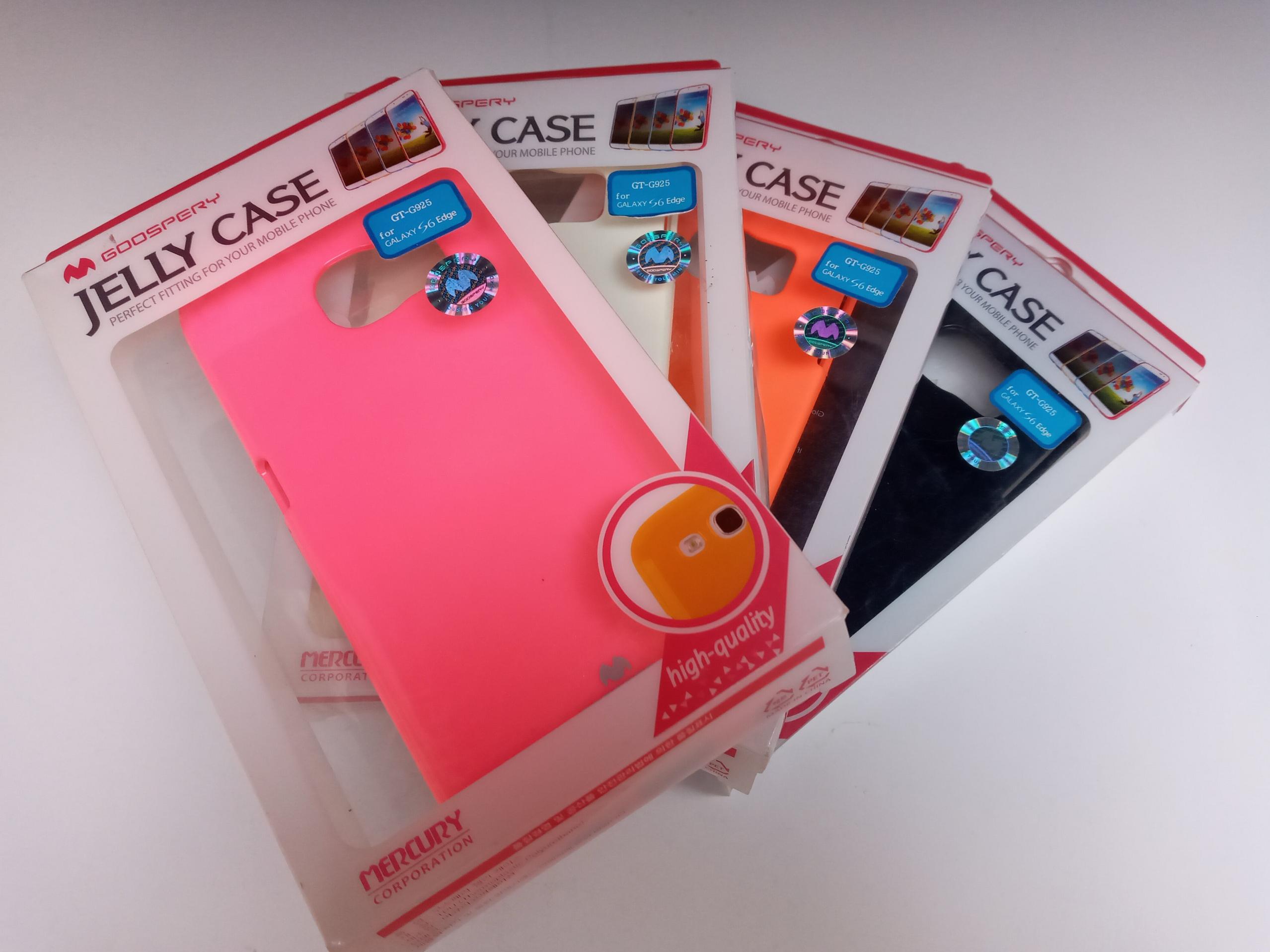 بسته 4 تایی قاب ژله ای براق GALAXY S6 Edge