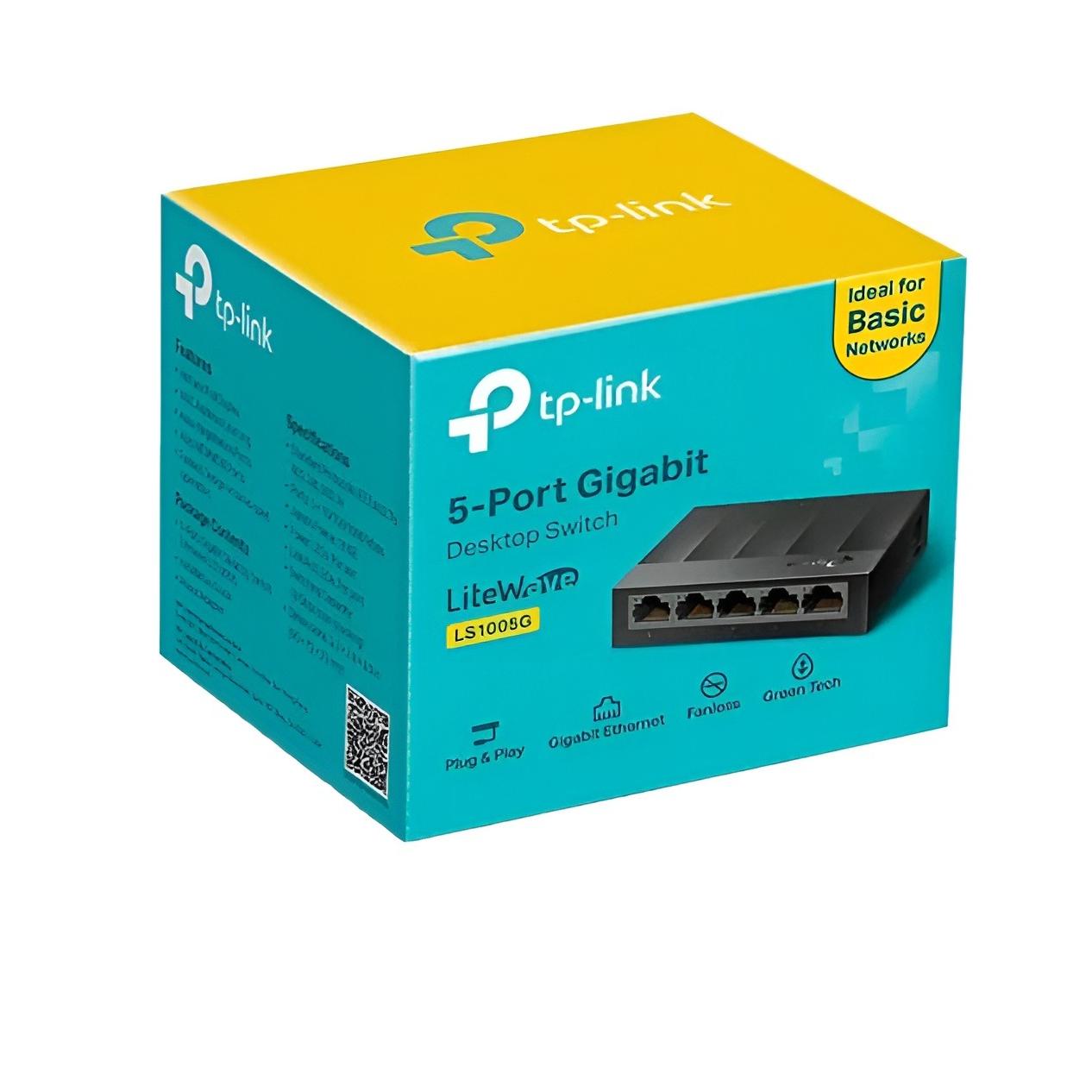 سوییچ 5 پورت تی پی-لینک مدل ls-1005G گارانتی