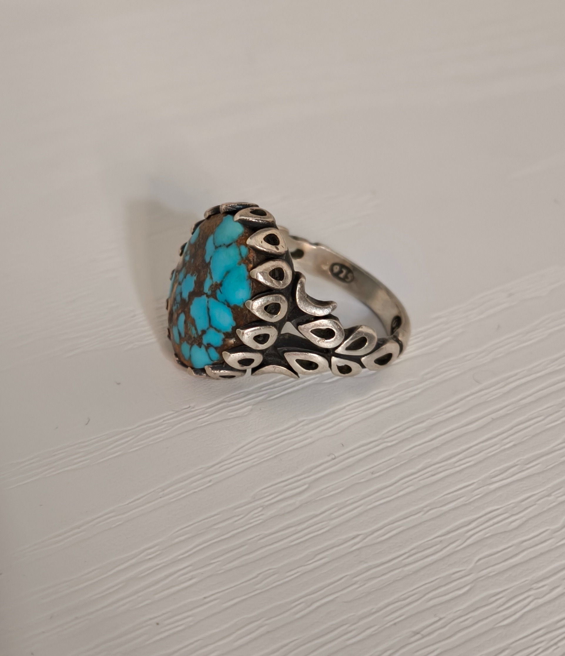 انگشتر نقره فیروزه