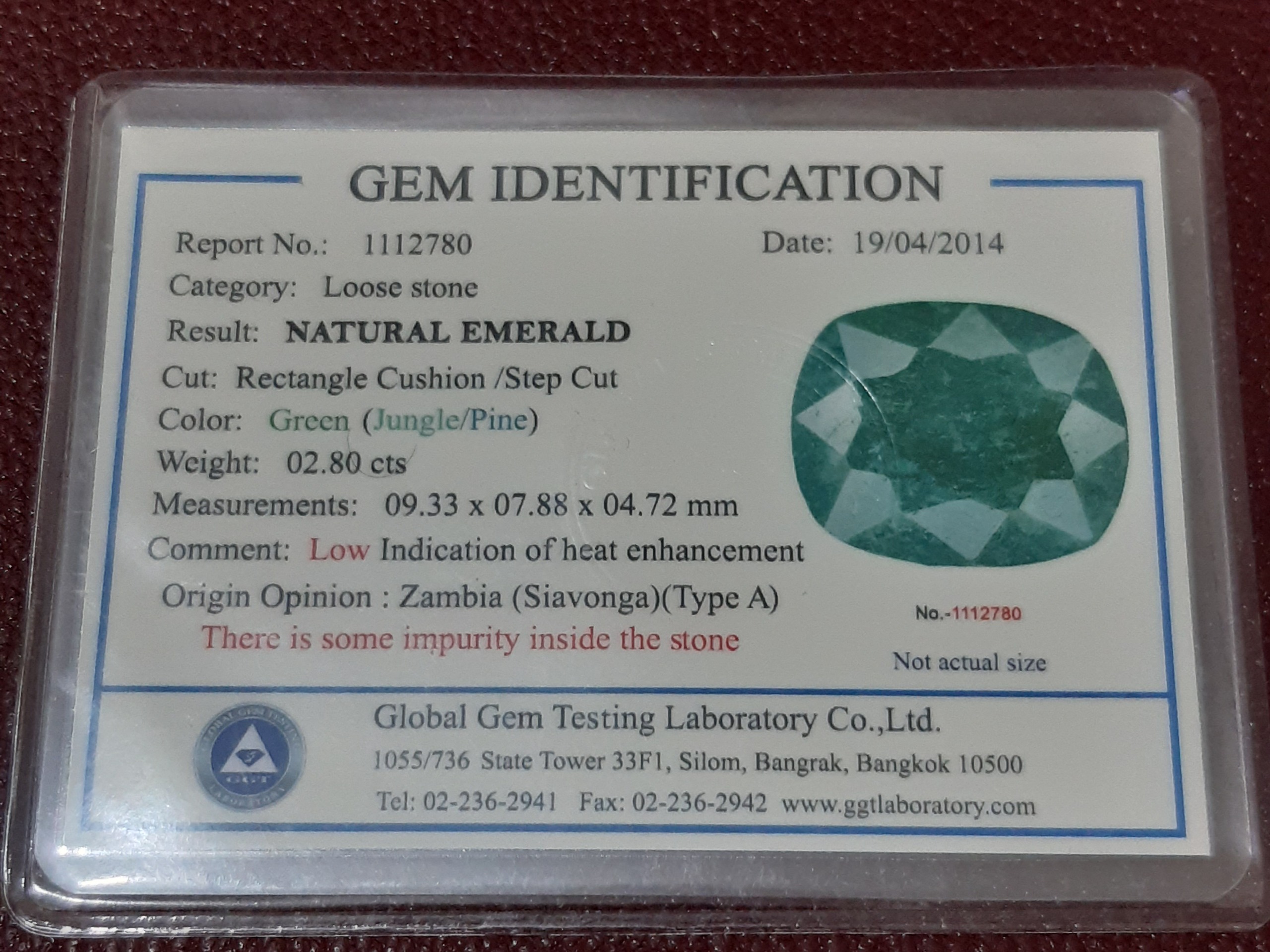 زمرد زامبیا 100 درصد معدنی