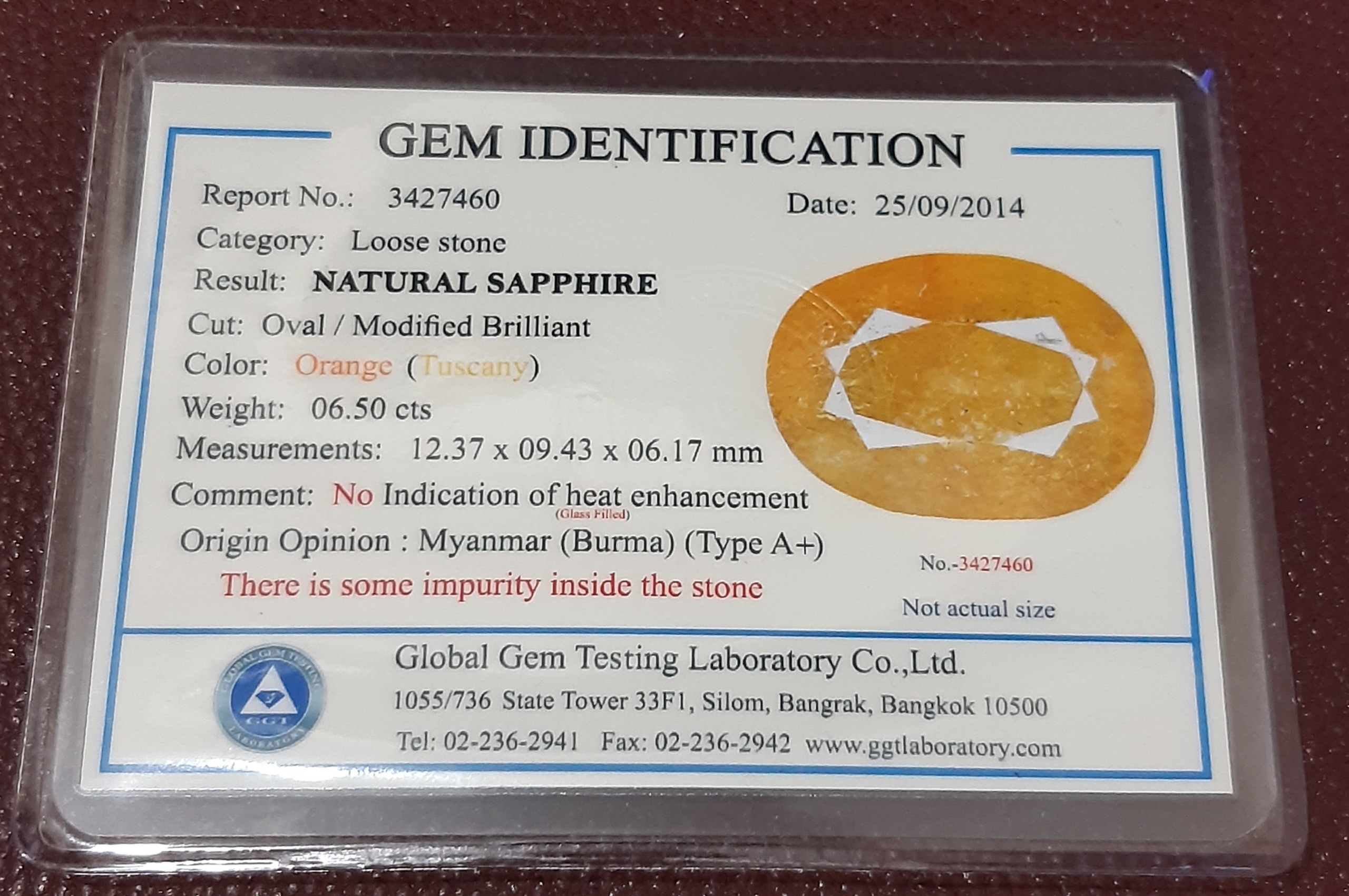 یاقوت زرد رویال درشت میانمار برمه 100 درصد معدنی