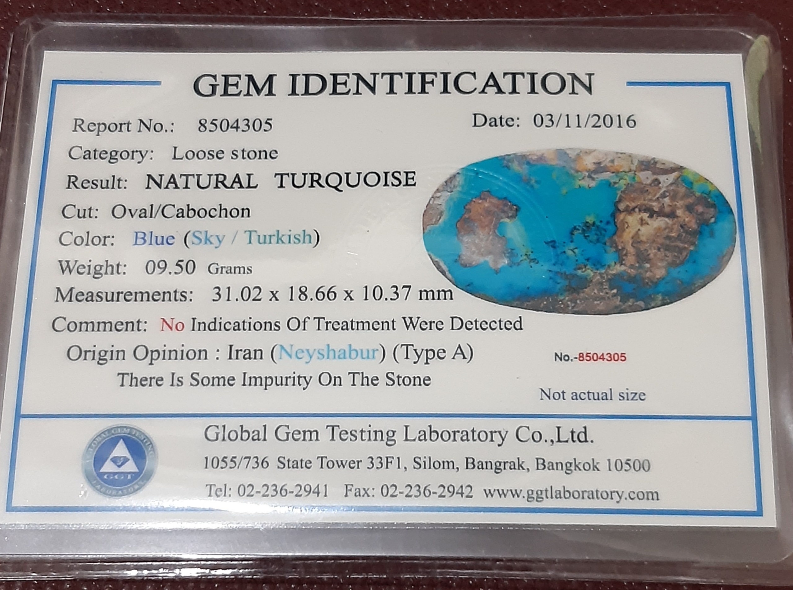 فیروزه غول پیکر نیشابور 100 درصد معدنی بدون بهسازی