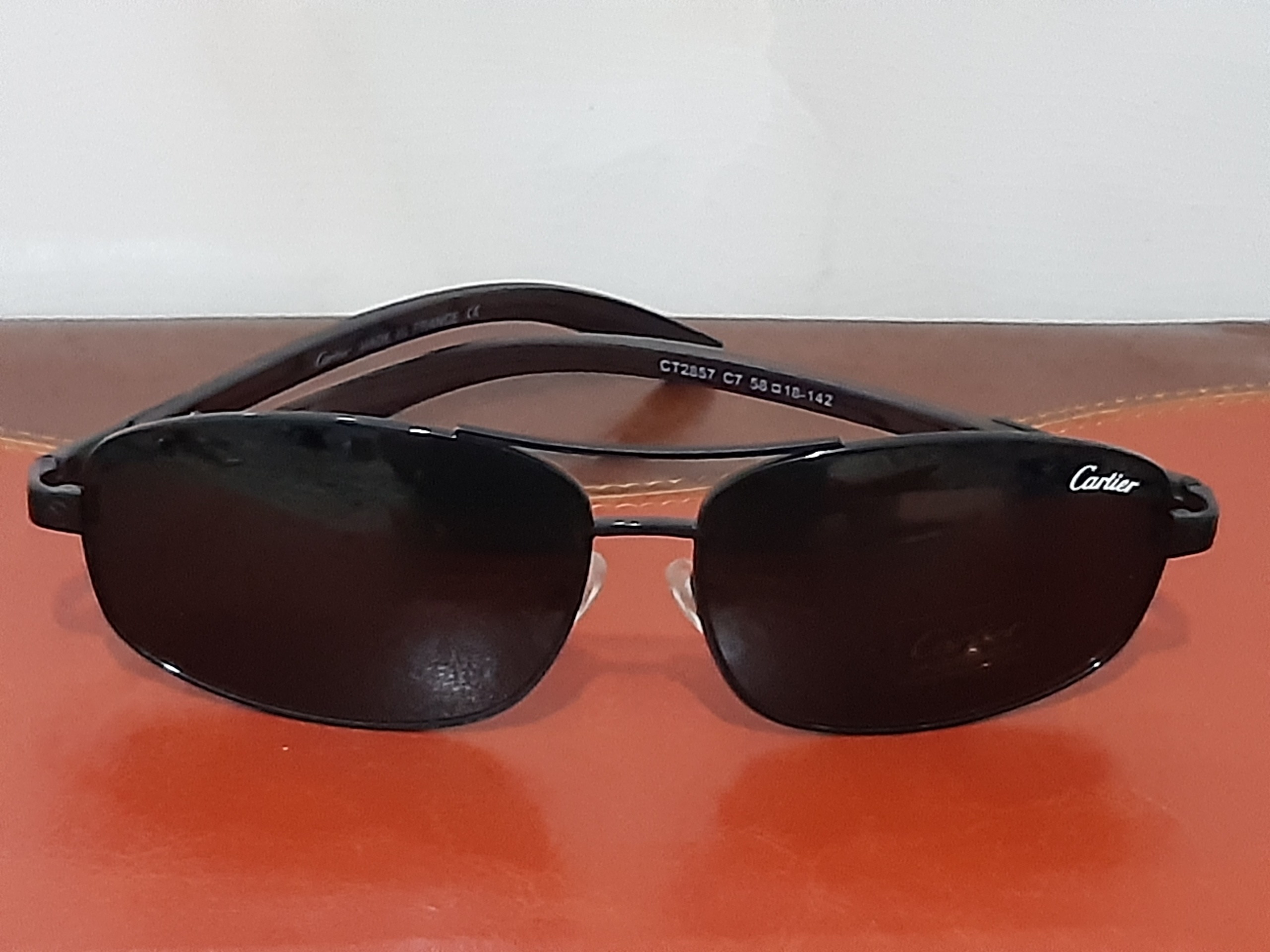 عینک آفتابی کارتیه دسته چوبی ( Cartier )ct2857